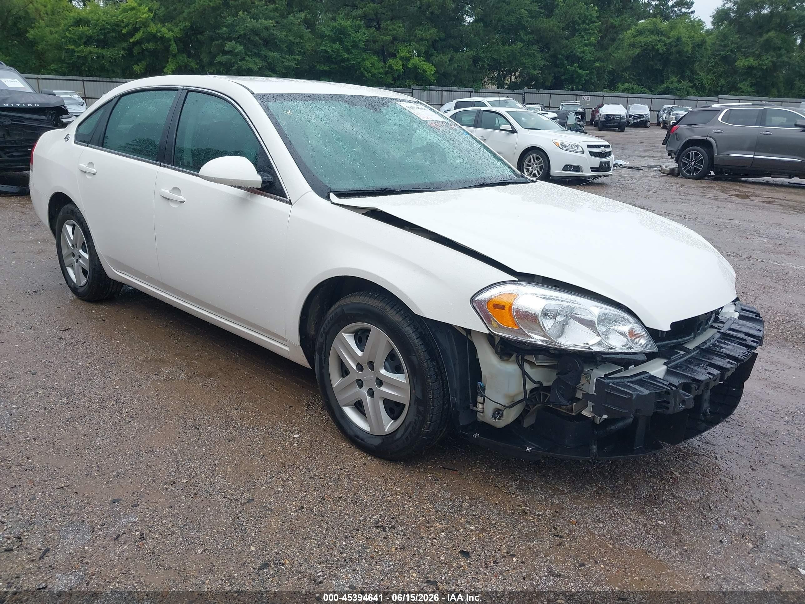 2008 Chevrolet Impala Ls White vin: 2G1WB58K689206912