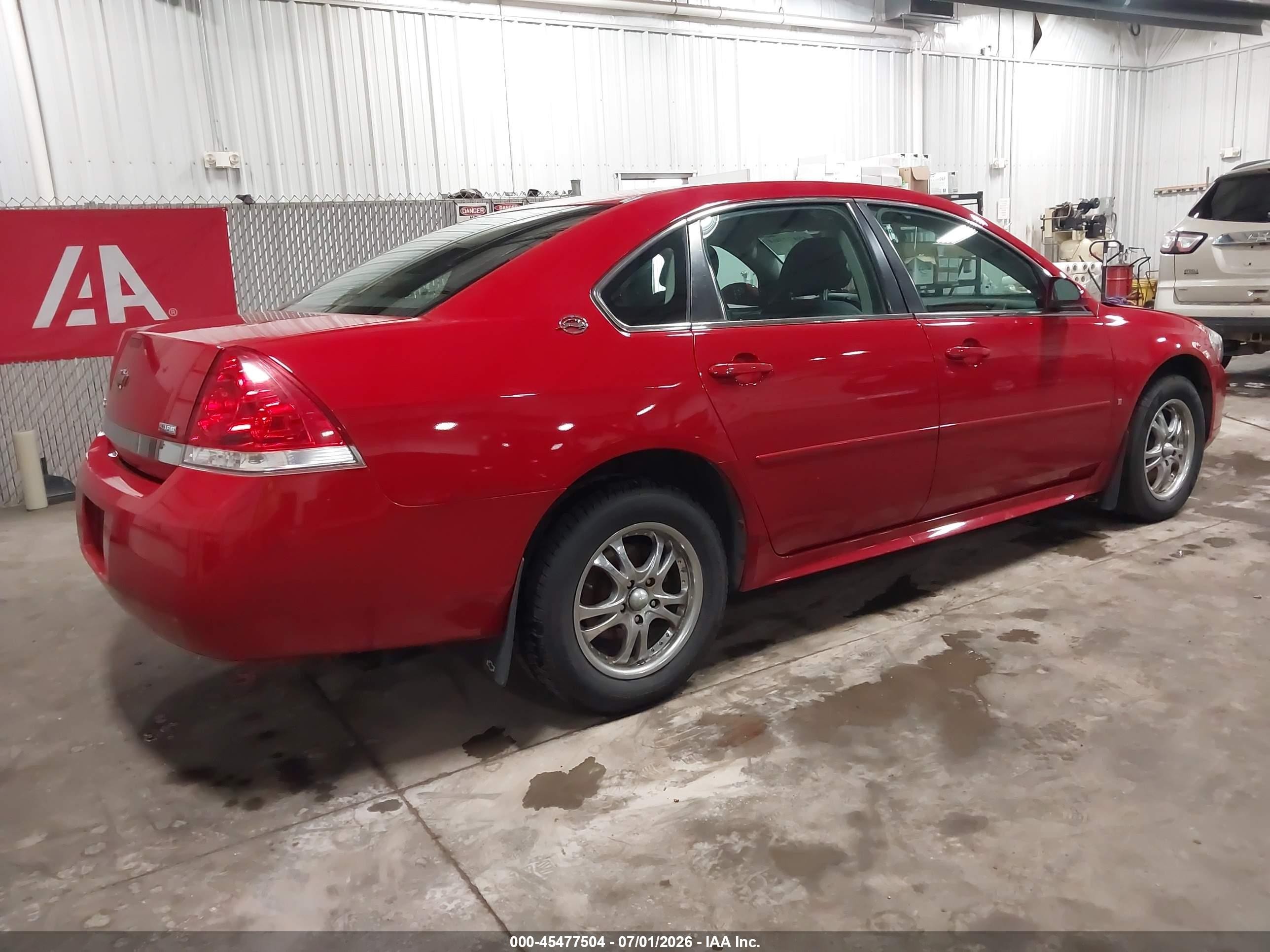 2008 Chevrolet Impala Ls Красный vin: 2G1WB58K689218090