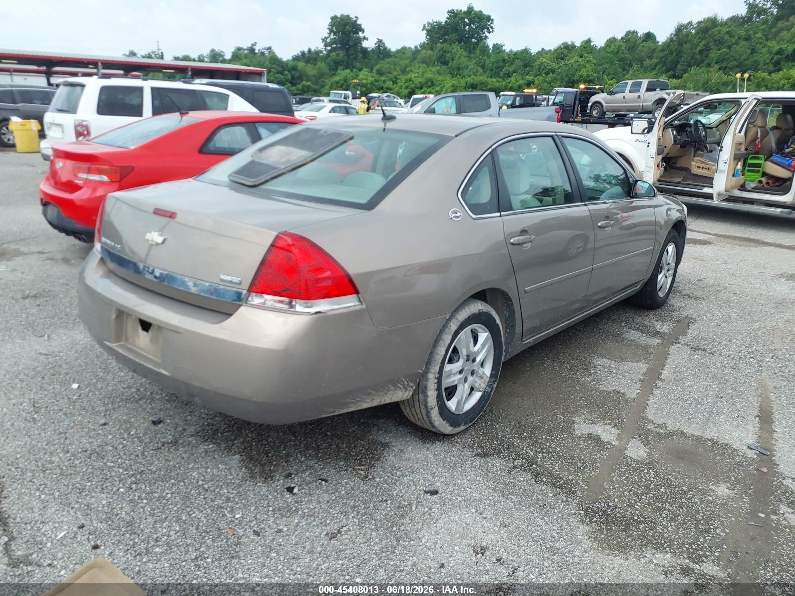 2007 Chevrolet Impala Ls Золотой vin: 2G1WB58K779193649