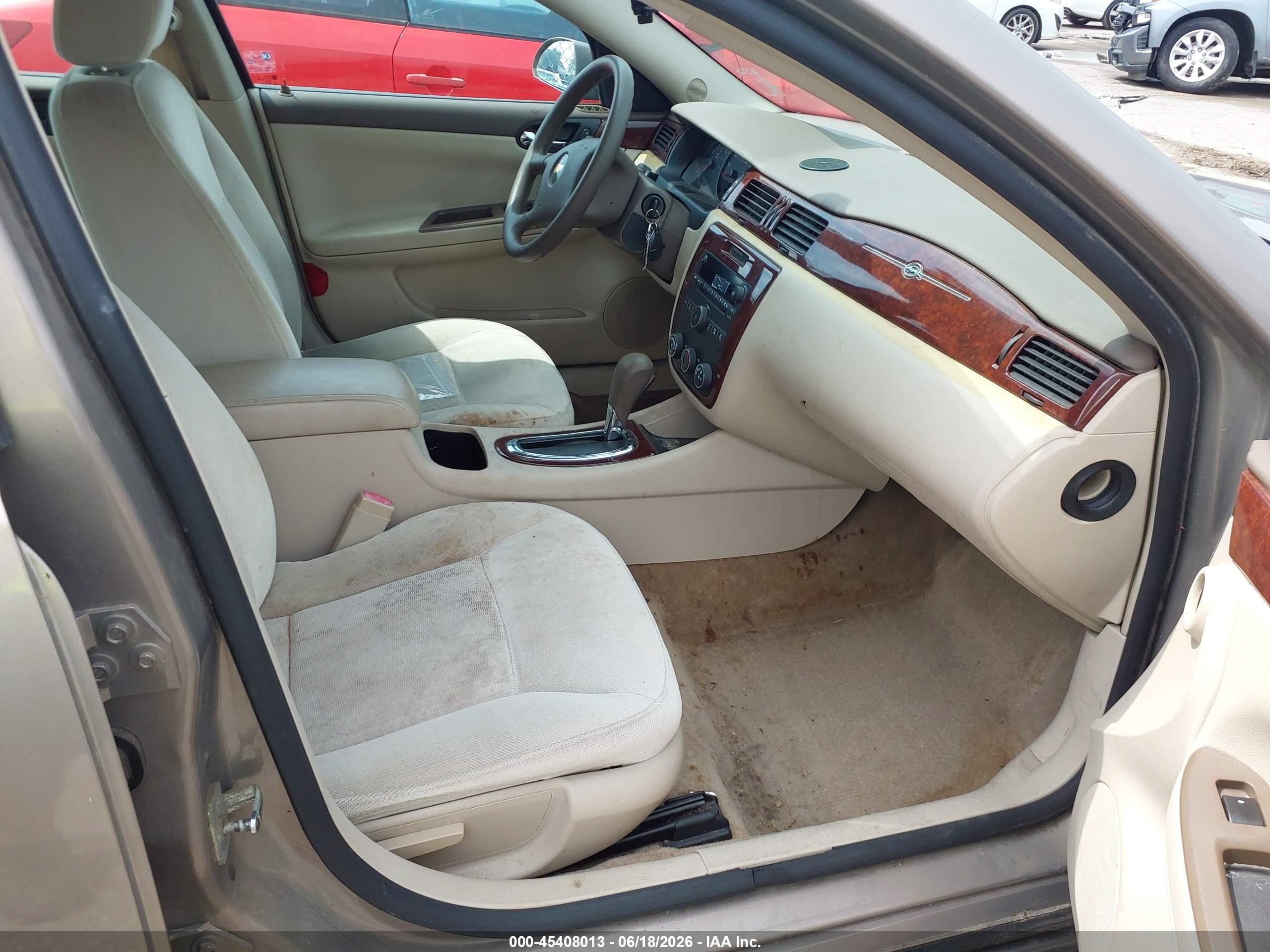 2007 Chevrolet Impala Ls Золотой vin: 2G1WB58K779193649