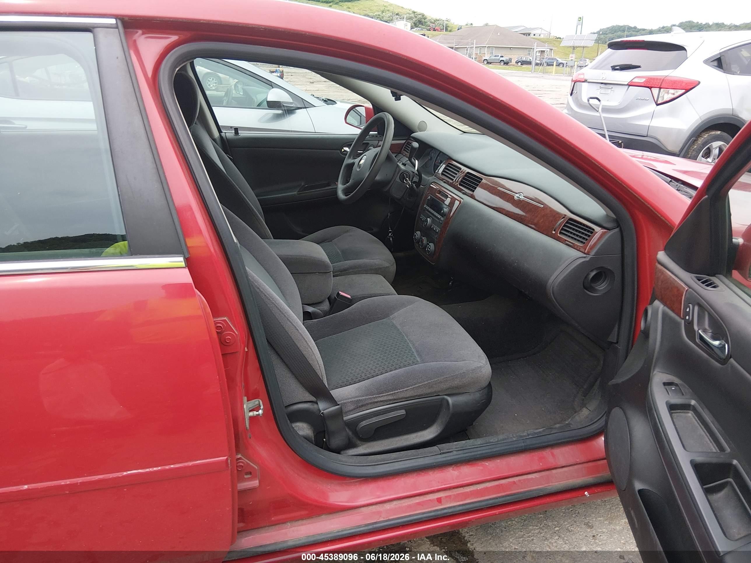 2007 Chevrolet Impala Ls Red vin: 2G1WB58K779266406