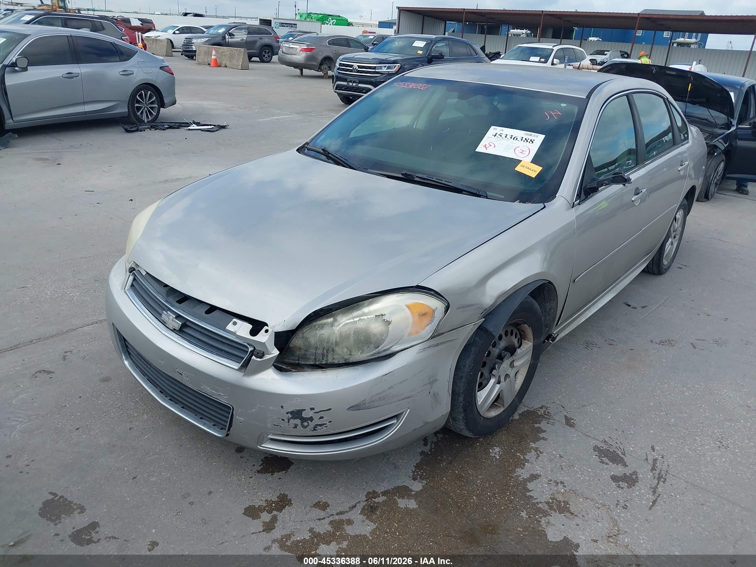 2007 Chevrolet Impala Ls Silver vin: 2G1WB58K779288423