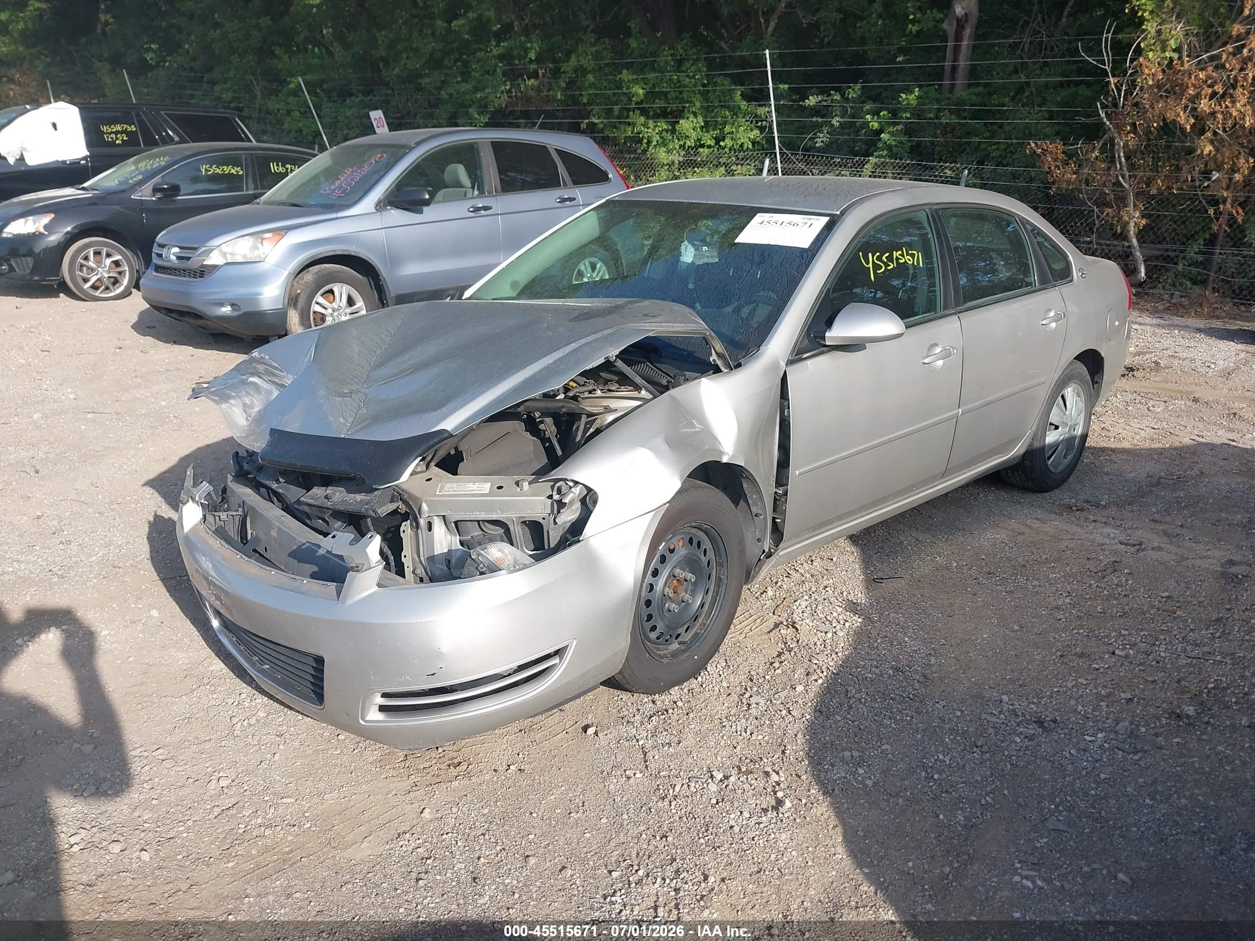 2008 Chevrolet Impala Ls Silver vin: 2G1WB58K789244844