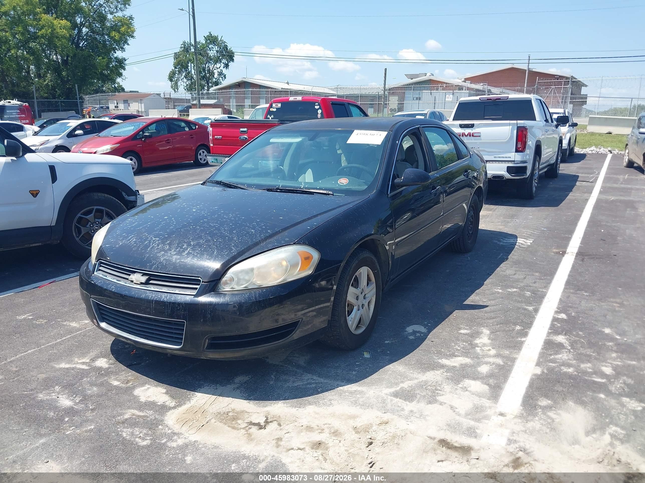 2006 Chevrolet Impala Ls Black vin: 2G1WB58K869133619