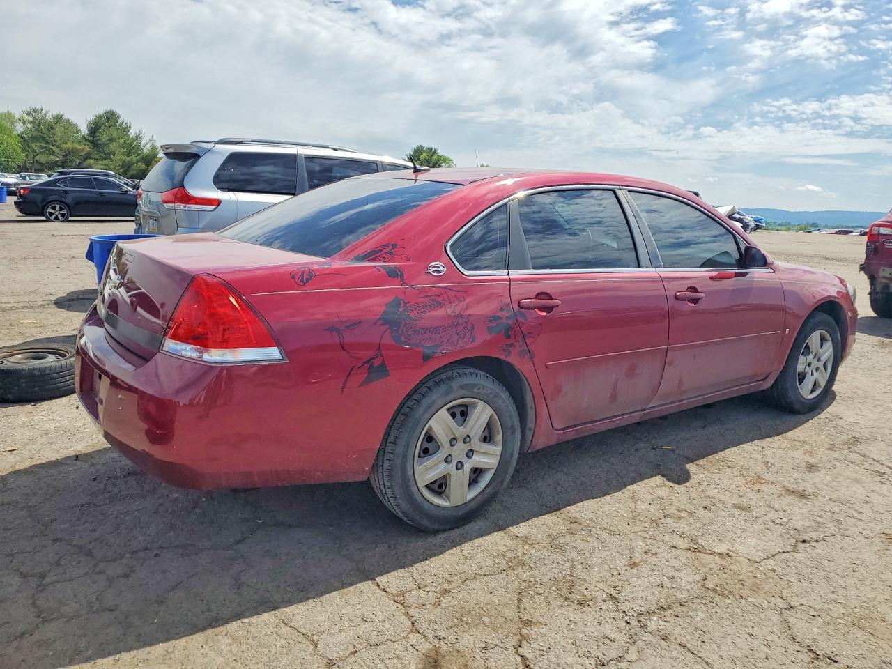2006 Chevrolet Impala Ls Red vin: 2G1WB58K869152154