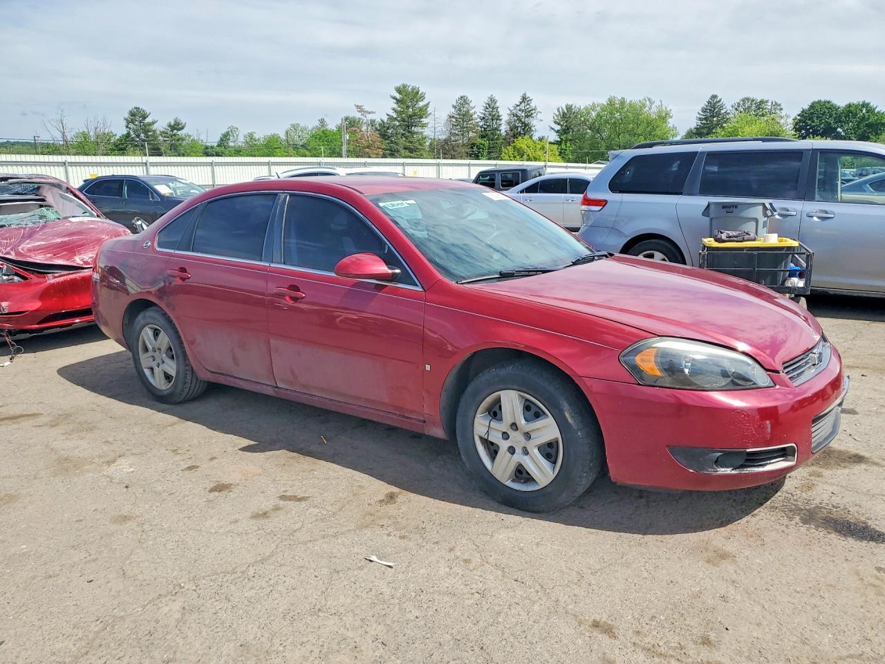 2006 Chevrolet Impala Ls Red vin: 2G1WB58K869152154