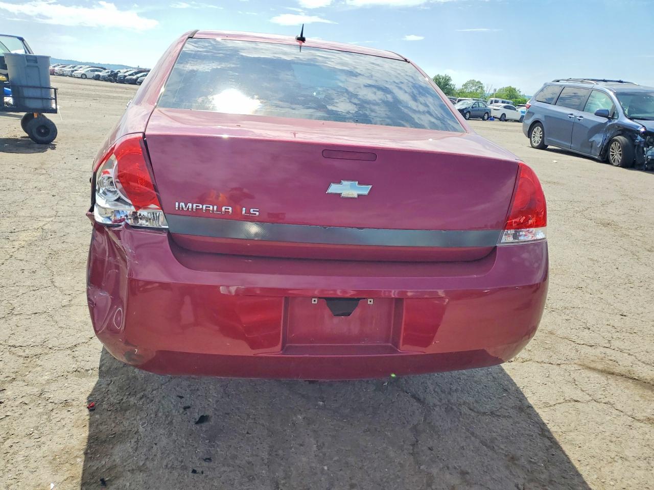 2006 Chevrolet Impala Ls Red vin: 2G1WB58K869152154