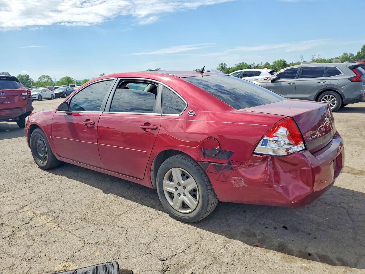 2006 Chevrolet Impala Ls Red vin: 2G1WB58K869152154