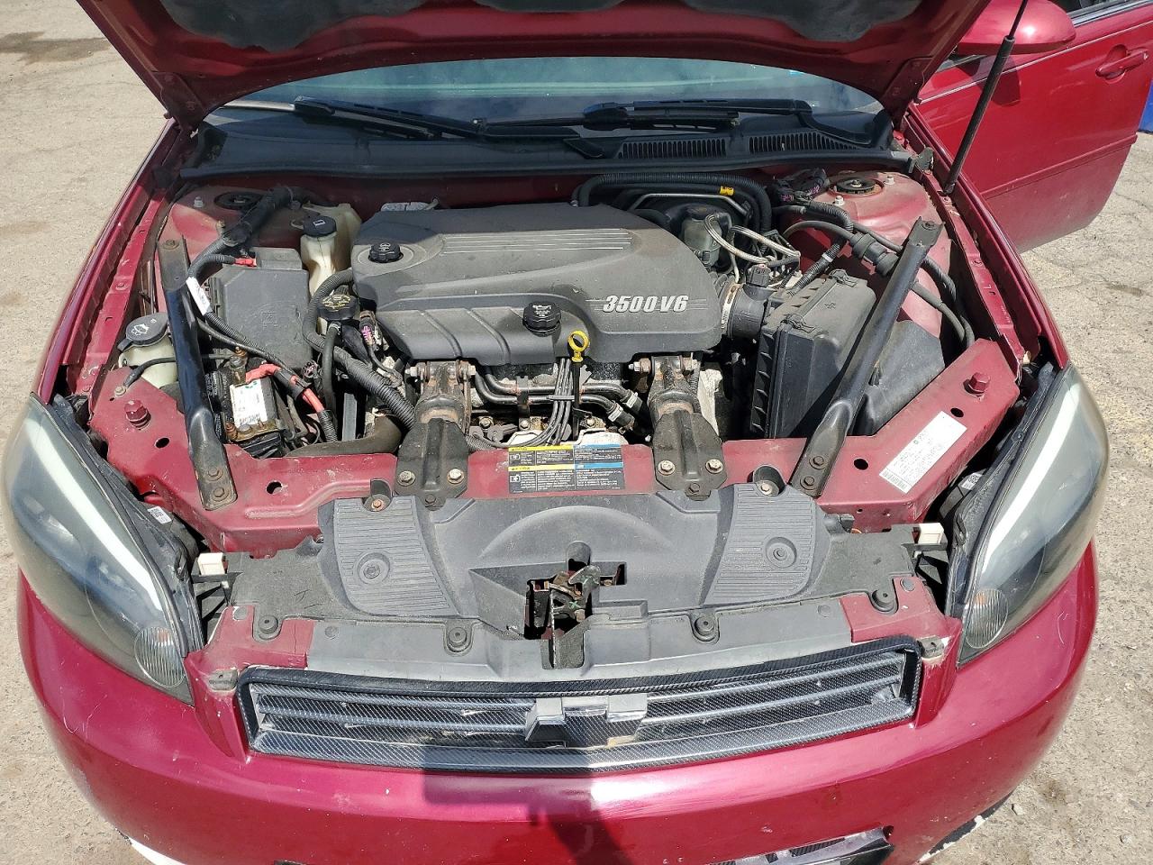 2006 Chevrolet Impala Ls Red vin: 2G1WB58K869152154