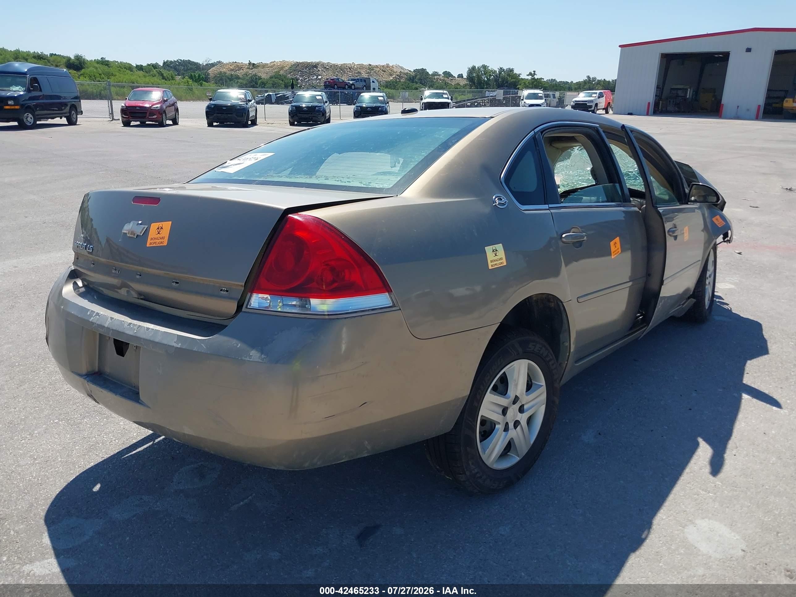 2006 Chevrolet Impala Ls Beige vin: 2G1WB58K869268552