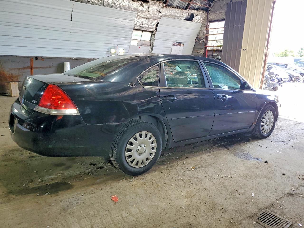 2007 Chevrolet Impala Ls Black vin: 2G1WB58K879182210