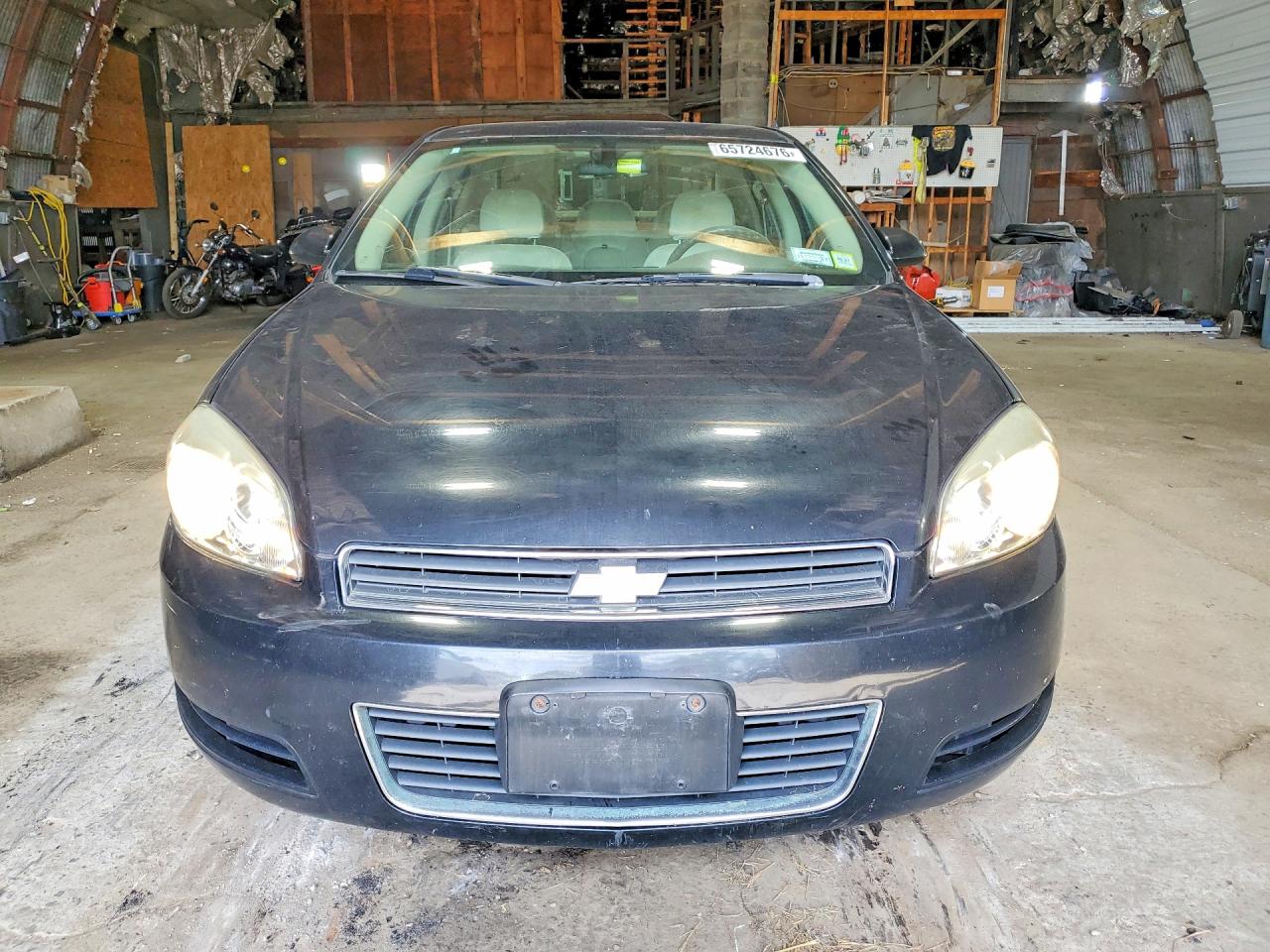 2007 Chevrolet Impala Ls Black vin: 2G1WB58K879182210