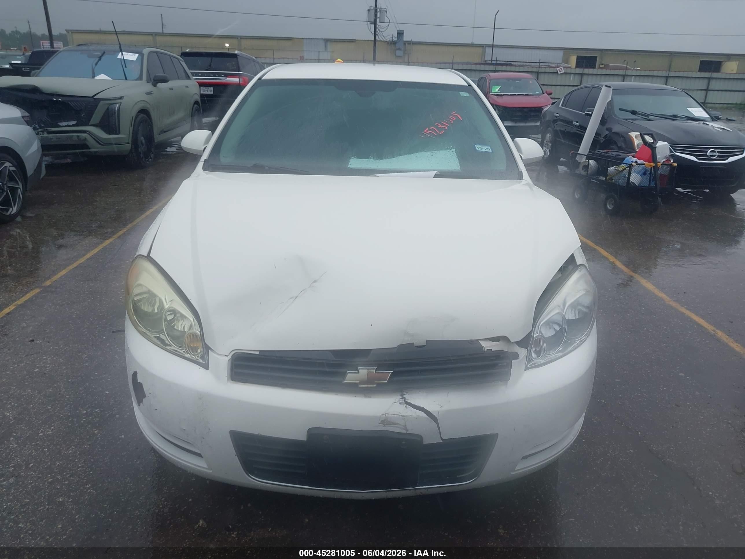2007 Chevrolet Impala Ls White vin: 2G1WB58K879221247