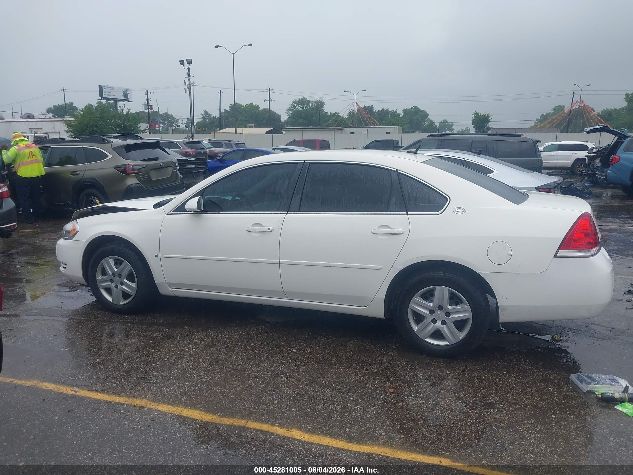 2007 Chevrolet Impala Ls White vin: 2G1WB58K879221247