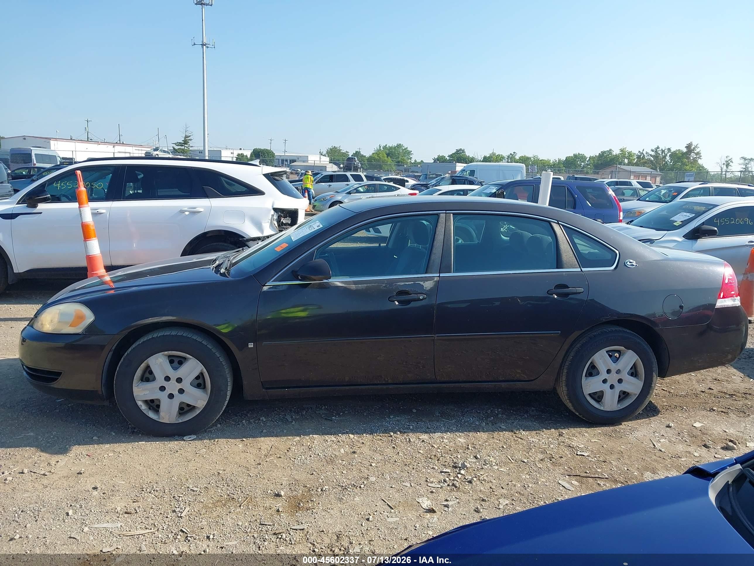 2008 Chevrolet Impala Ls Brown vin: 2G1WB58K881217747