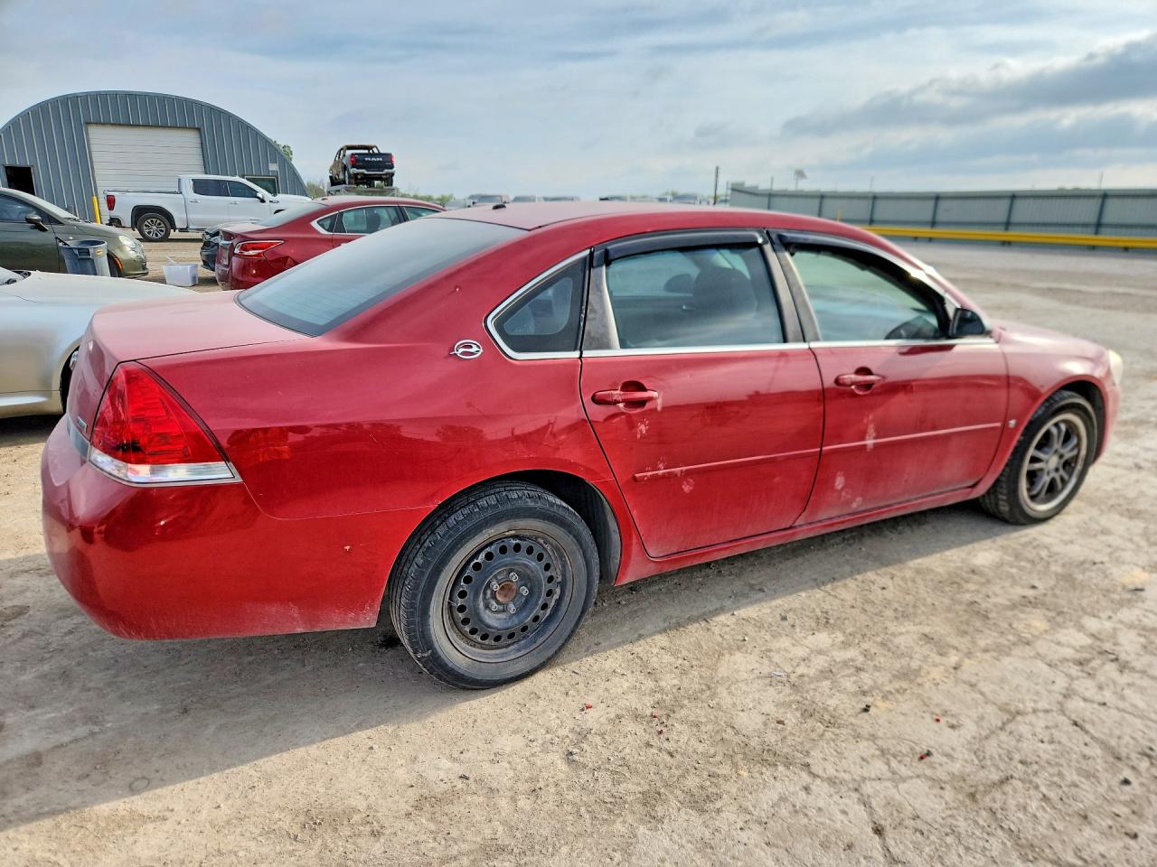 2008 Chevrolet Impala Ls Red vin: 2G1WB58K881312504
