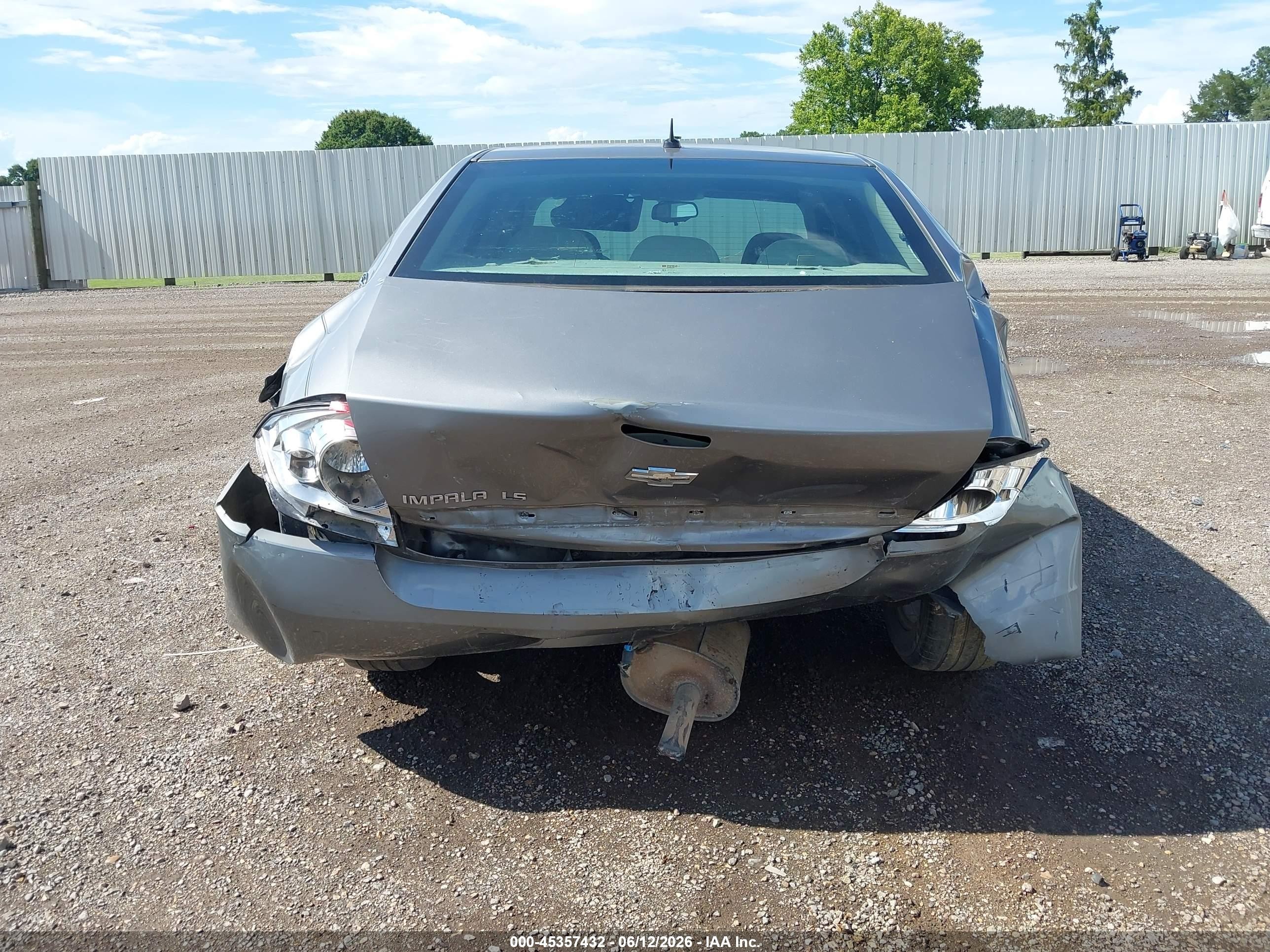 2006 Chevrolet Impala Ls Gray vin: 2G1WB58K969342514