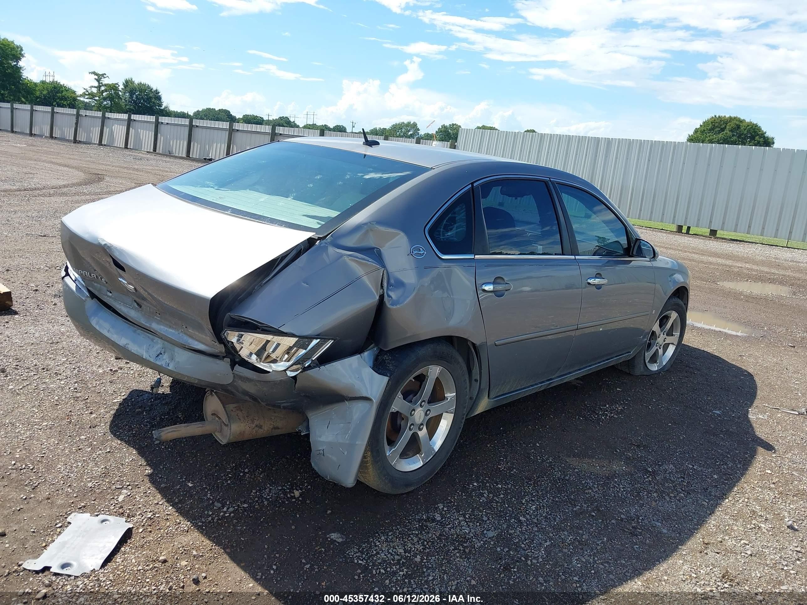 2006 Chevrolet Impala Ls Gray vin: 2G1WB58K969342514