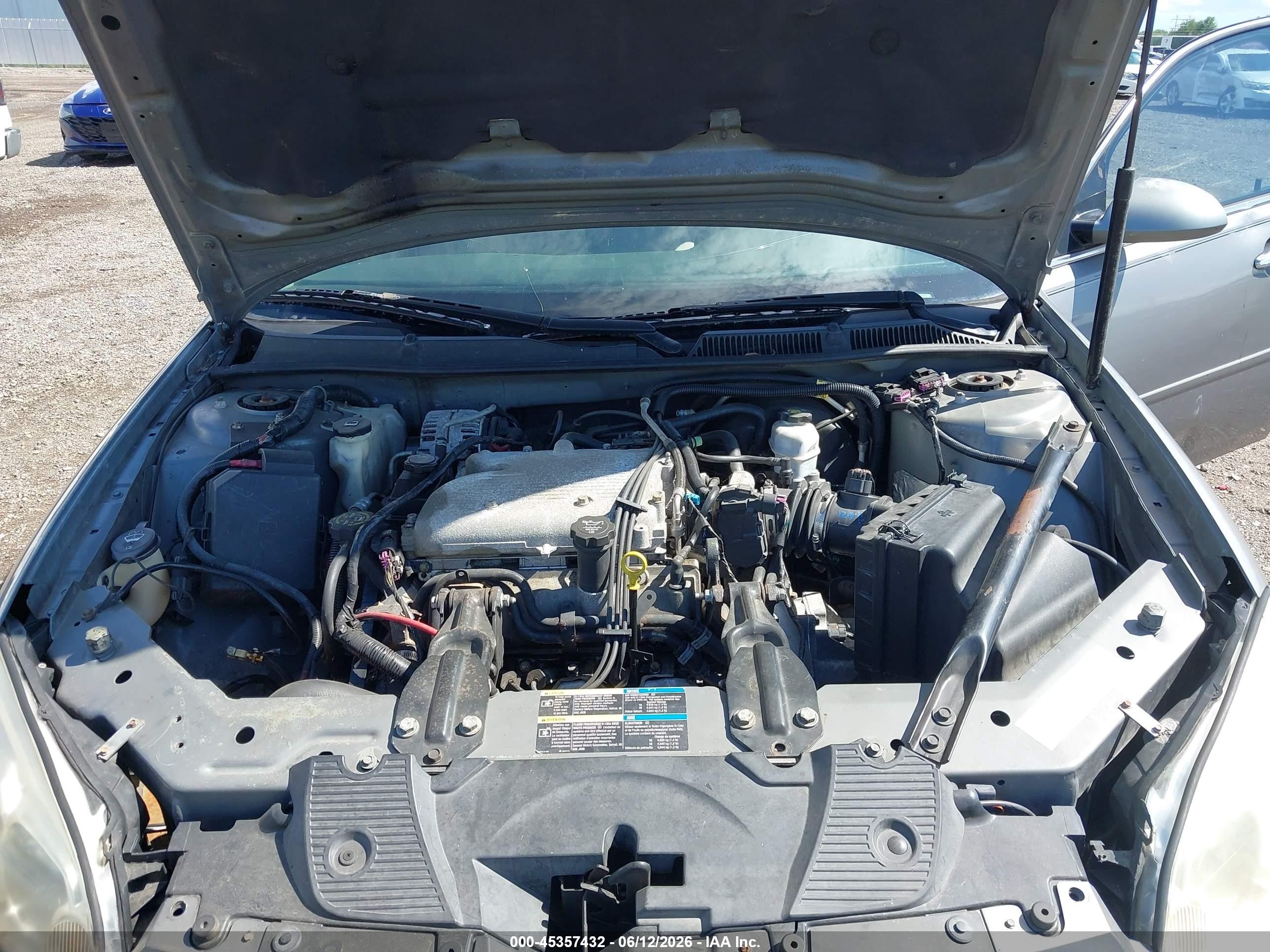 2006 Chevrolet Impala Ls Gray vin: 2G1WB58K969342514