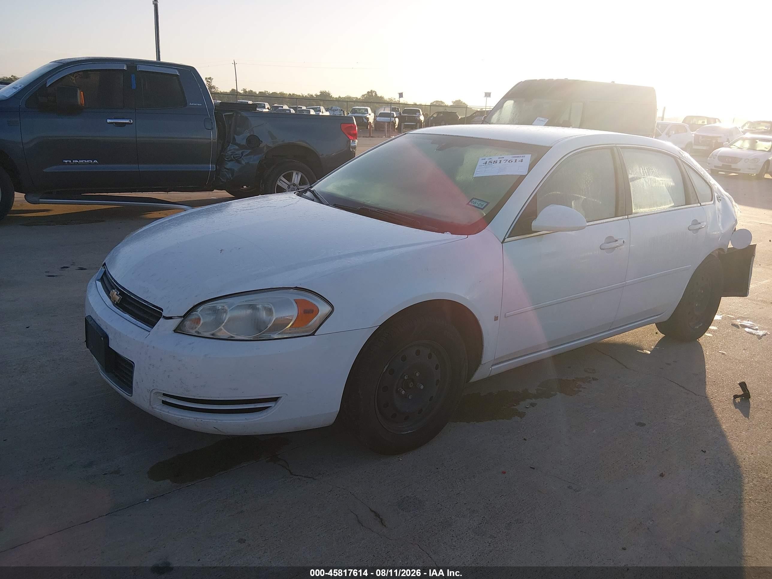 2006 Chevrolet Impala Ls White vin: 2G1WB58K969376162