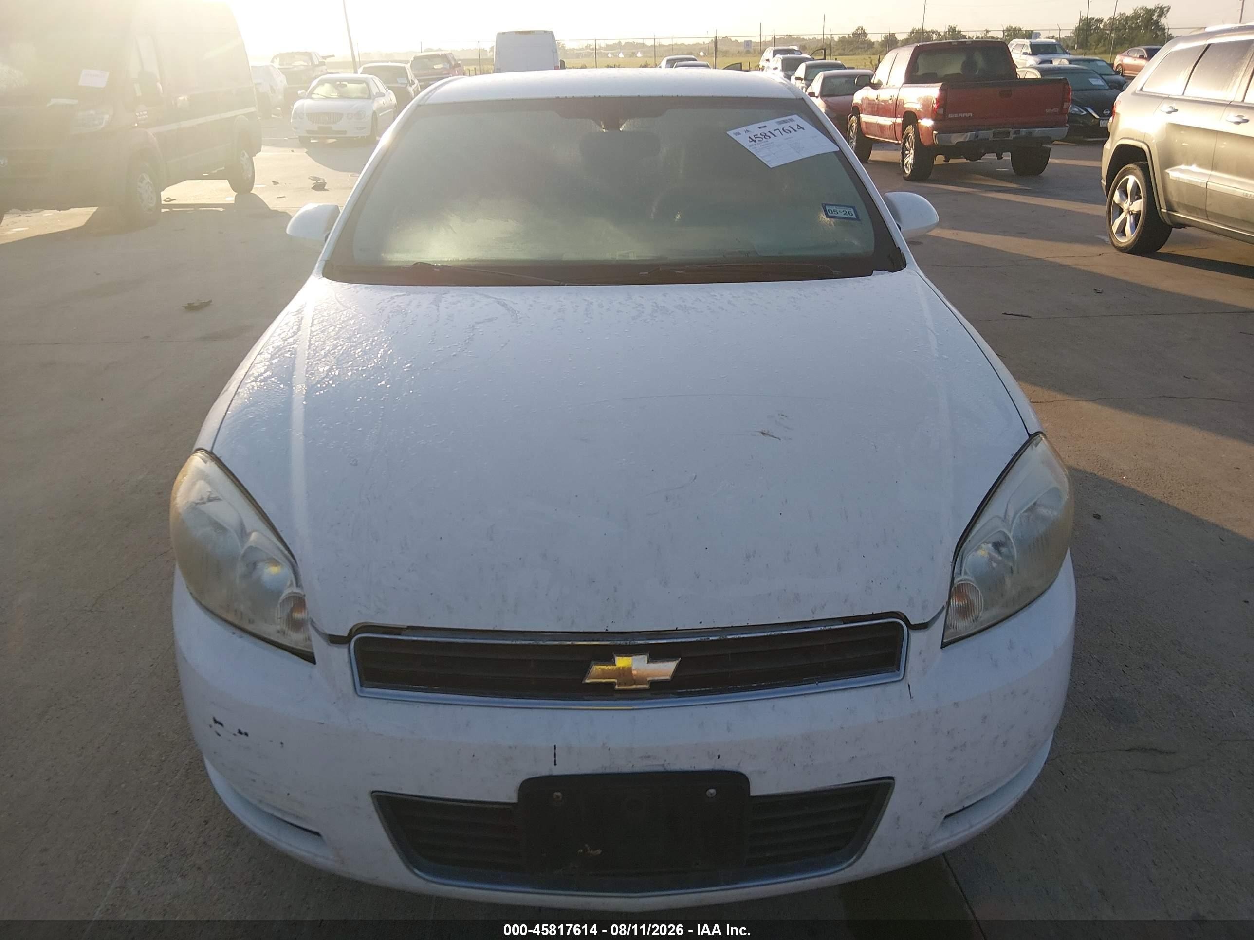 2006 Chevrolet Impala Ls White vin: 2G1WB58K969376162