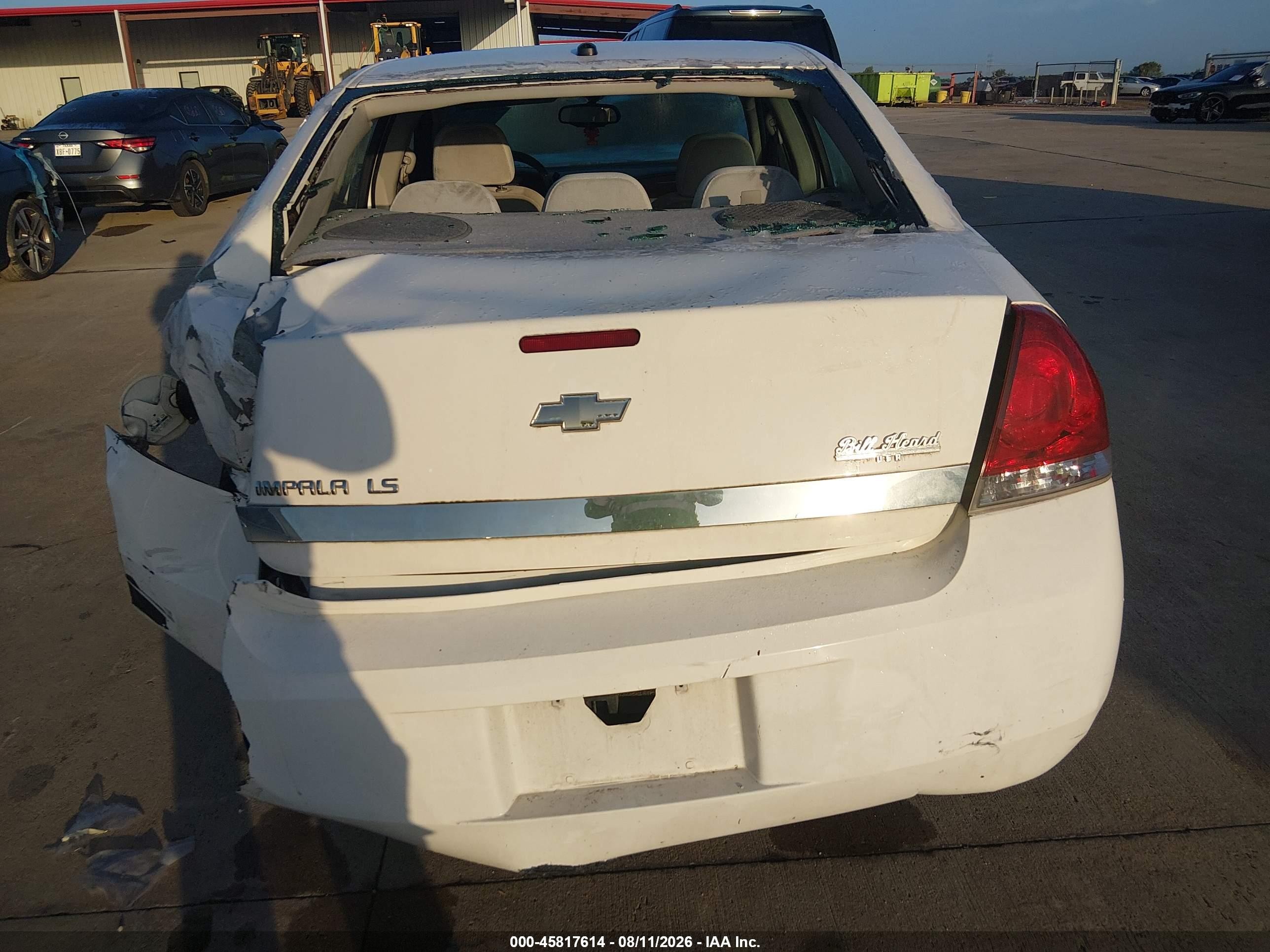 2006 Chevrolet Impala Ls White vin: 2G1WB58K969376162