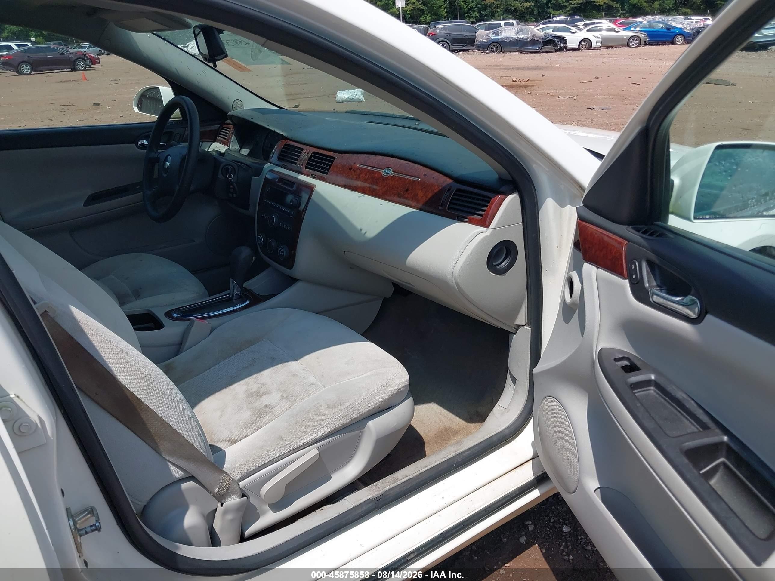 2007 Chevrolet Impala Ls Белый vin: 2G1WB58K979166307