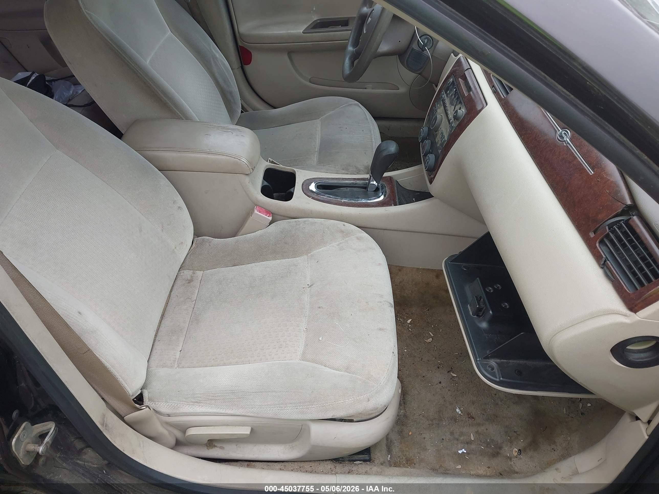 2008 Chevrolet Impala Ls Black vin: 2G1WB58K981307974