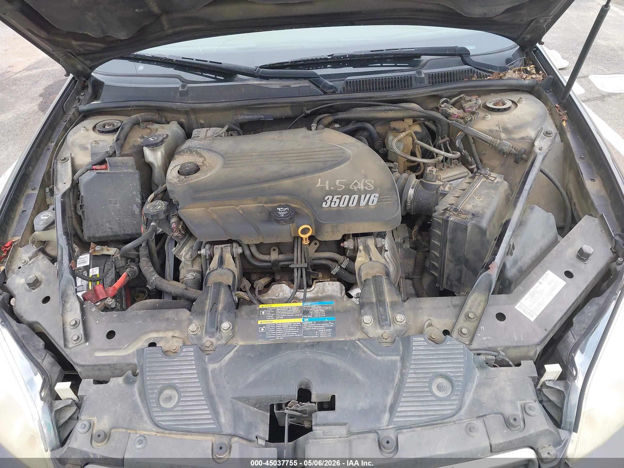 2008 Chevrolet Impala Ls Black vin: 2G1WB58K981307974