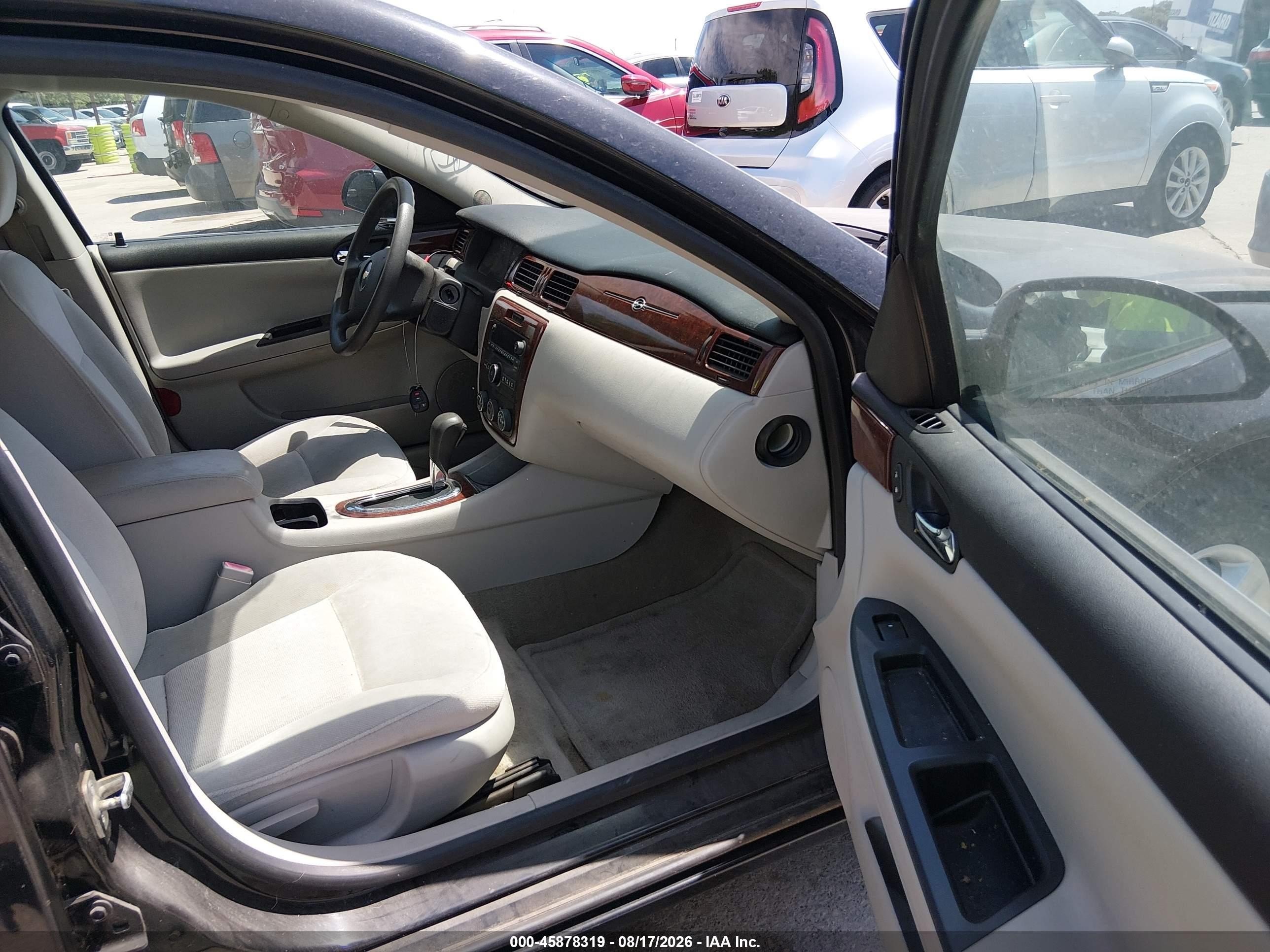 2008 Chevrolet Impala Ls Black vin: 2G1WB58K989110711