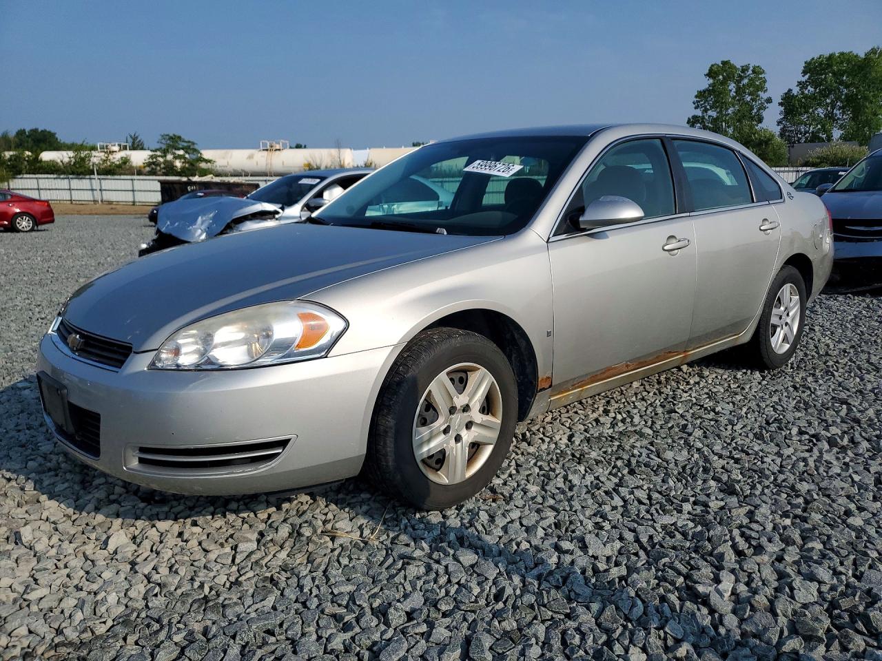 2008 Chevrolet Impala Ls Silver vin: 2G1WB58K989226104