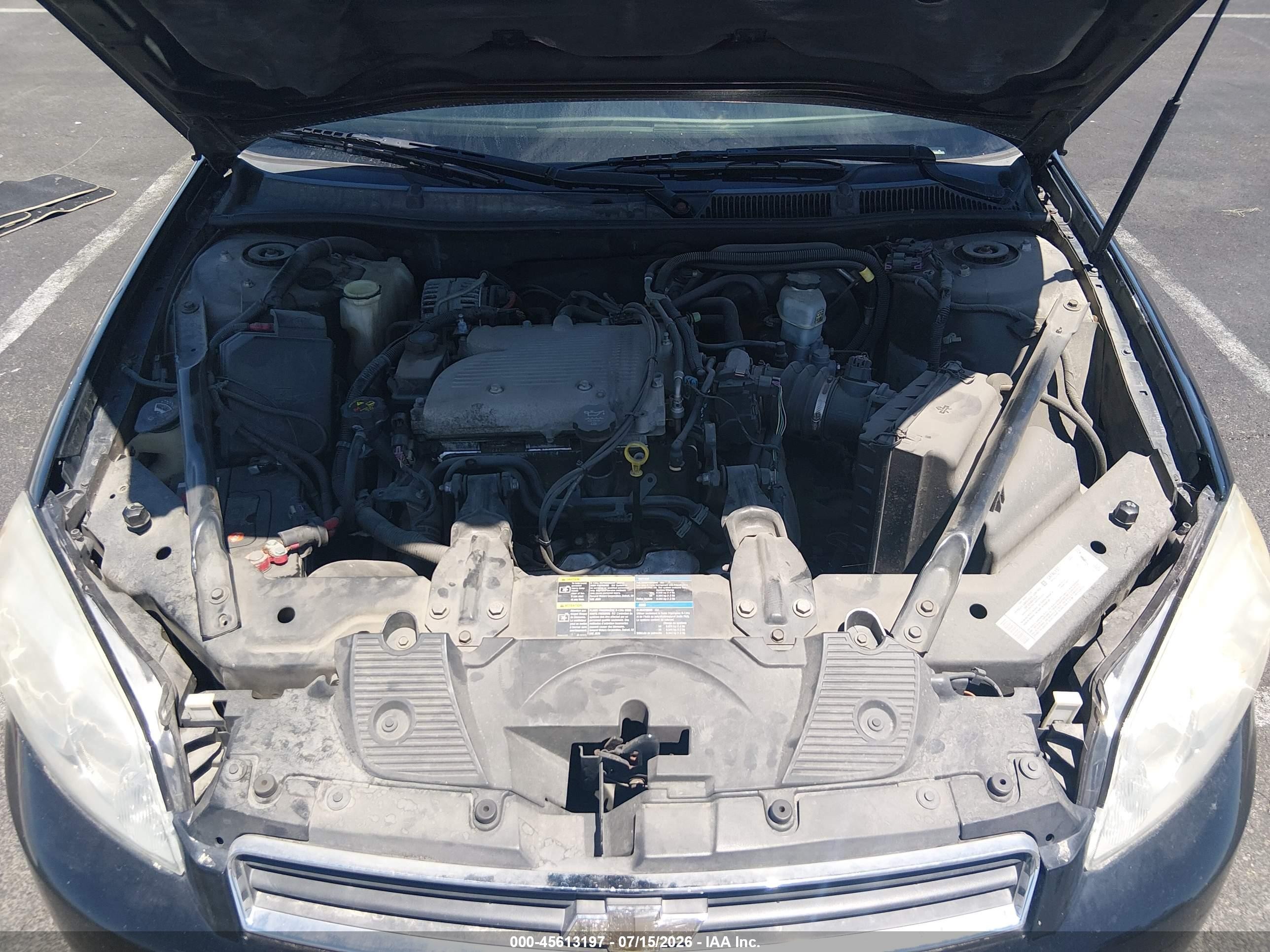 2006 Chevrolet Impala Ls Black vin: 2G1WB58KX69384402