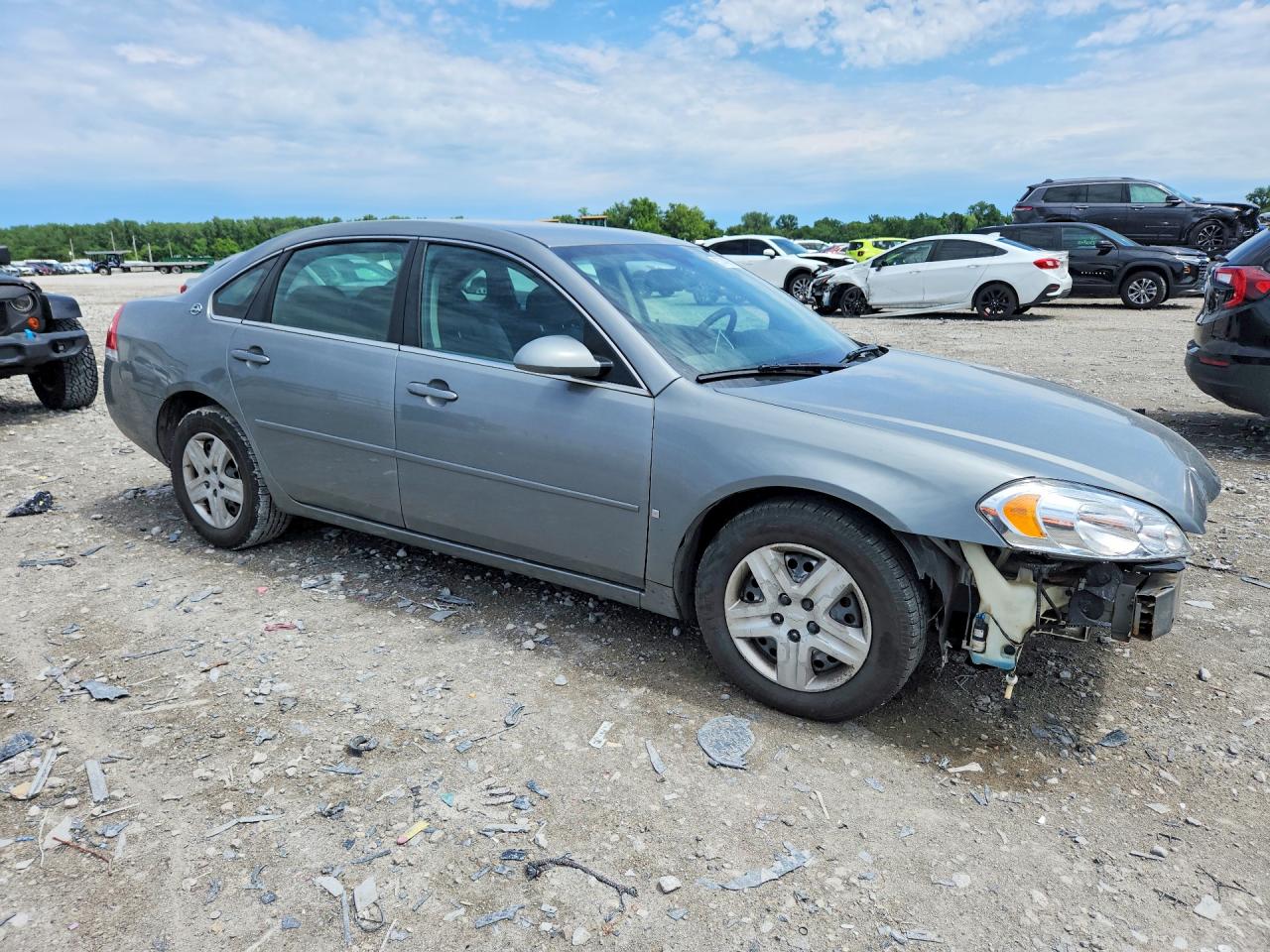 2007 Chevrolet Impala Ls Gray vin: 2G1WB58KX79185397