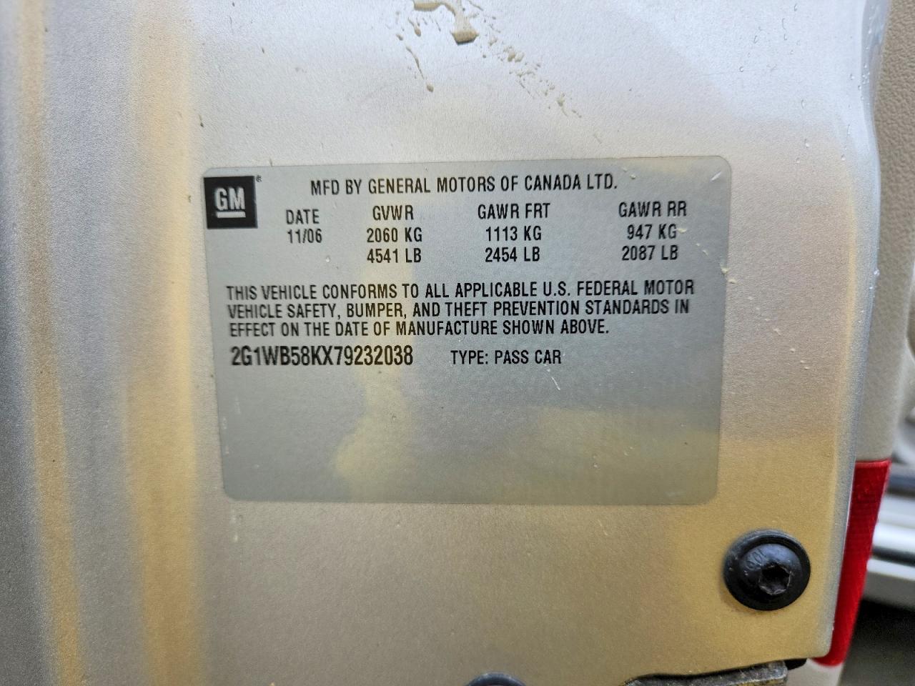 2007 Chevrolet Impala Ls Silver vin: 2G1WB58KX79232038