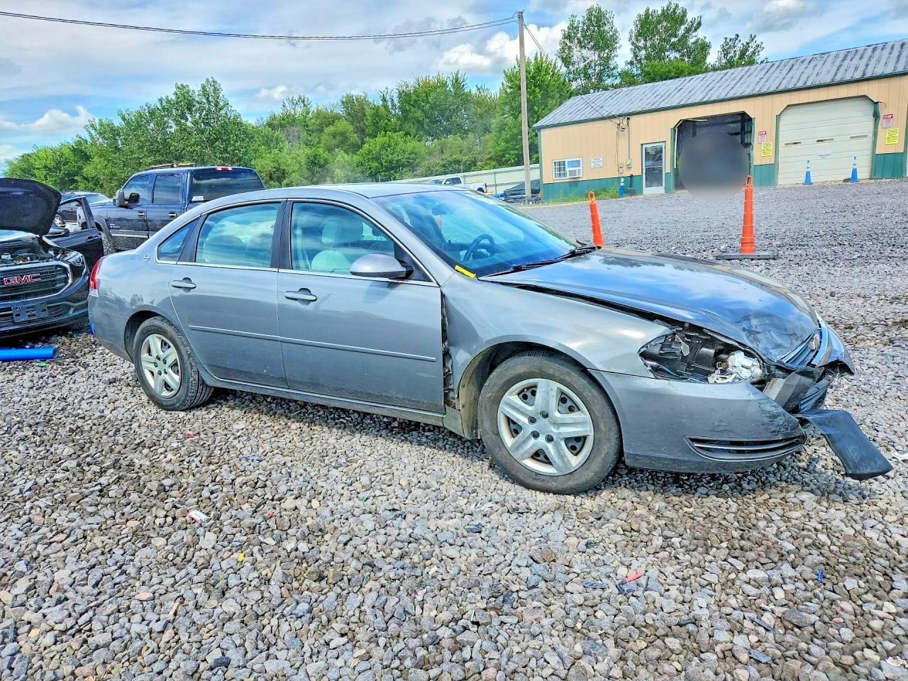 2007 Chevrolet Impala Ls Gray vin: 2G1WB58KX79360652