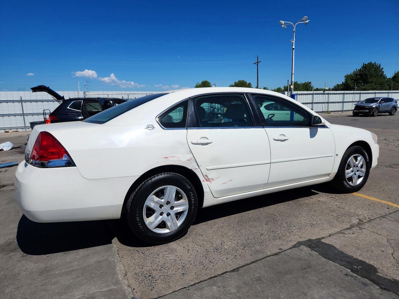 2007 Chevrolet Impala Ls White vin: 2G1WB58KX79400552