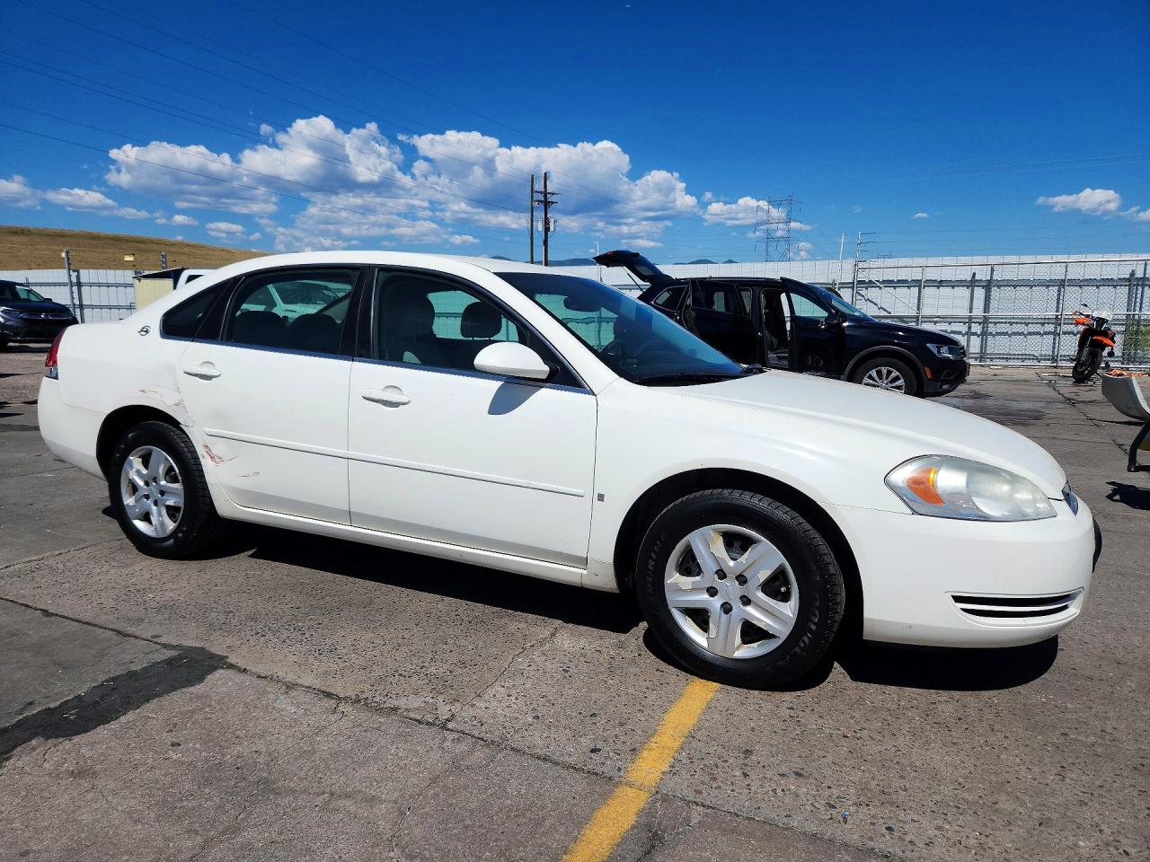 2007 Chevrolet Impala Ls White vin: 2G1WB58KX79400552