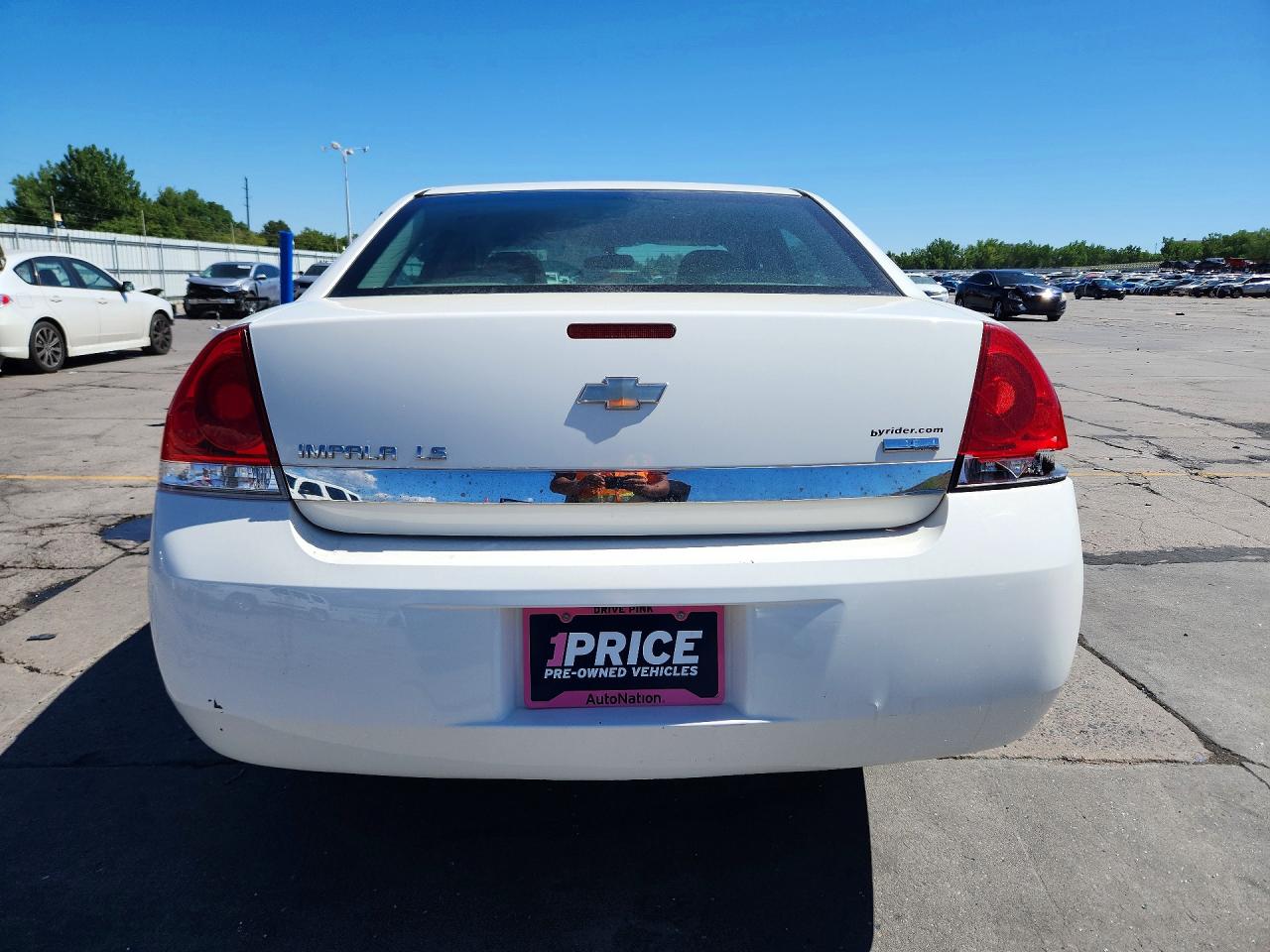 2007 Chevrolet Impala Ls White vin: 2G1WB58KX79400552
