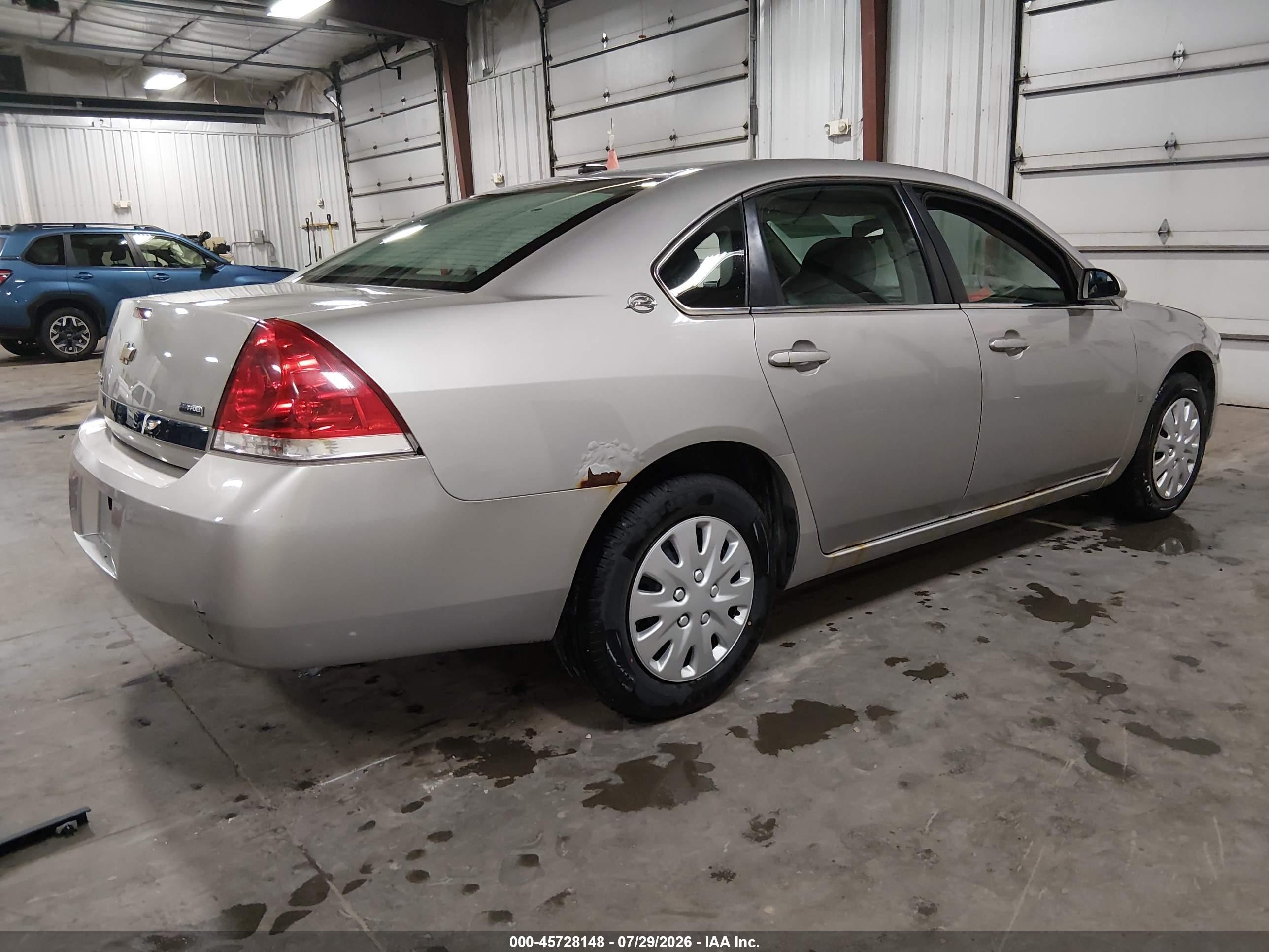 2008 Chevrolet Impala Ls Серебряный vin: 2G1WB58KX89227701