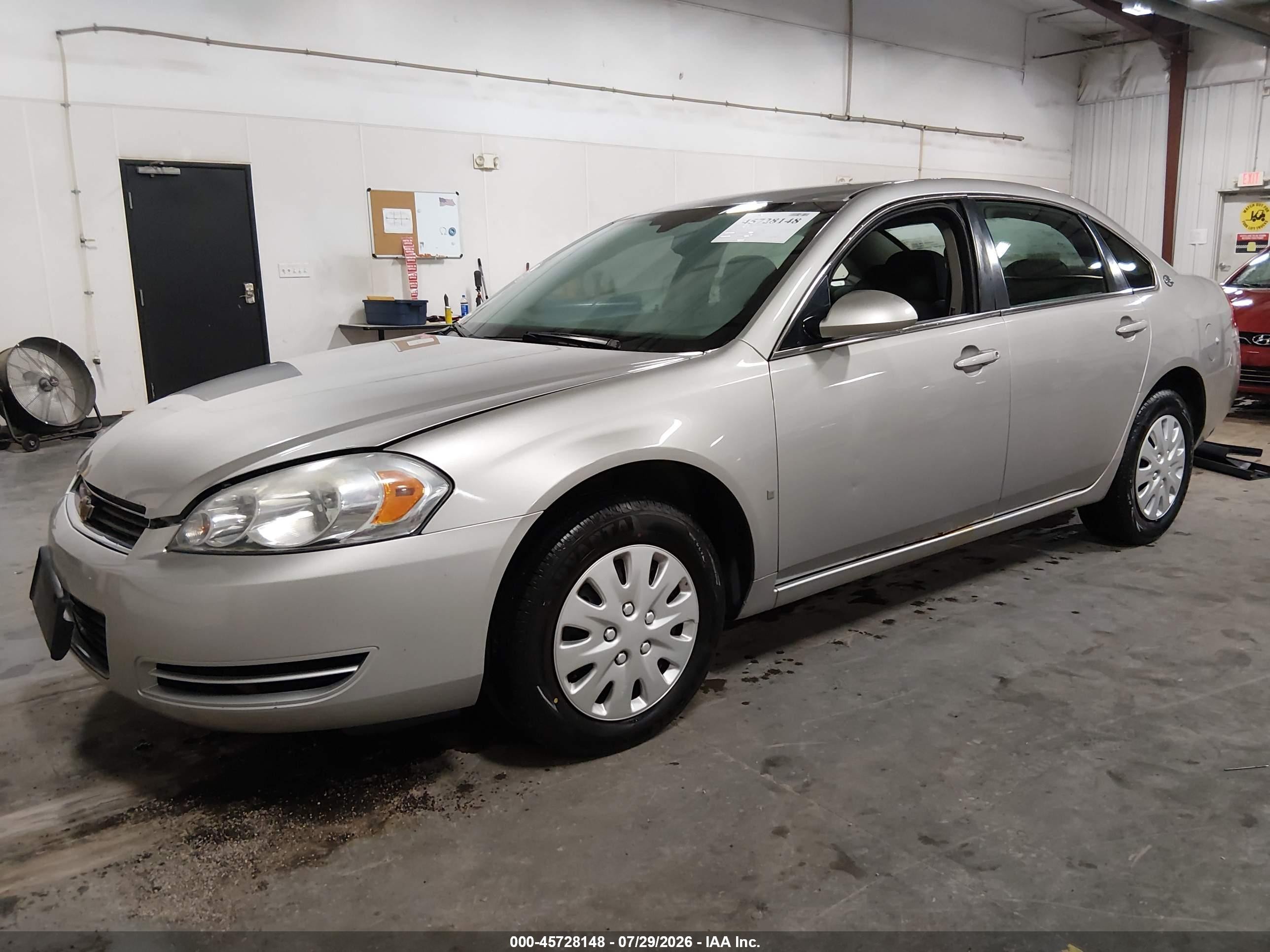2008 Chevrolet Impala Ls Серебряный vin: 2G1WB58KX89227701