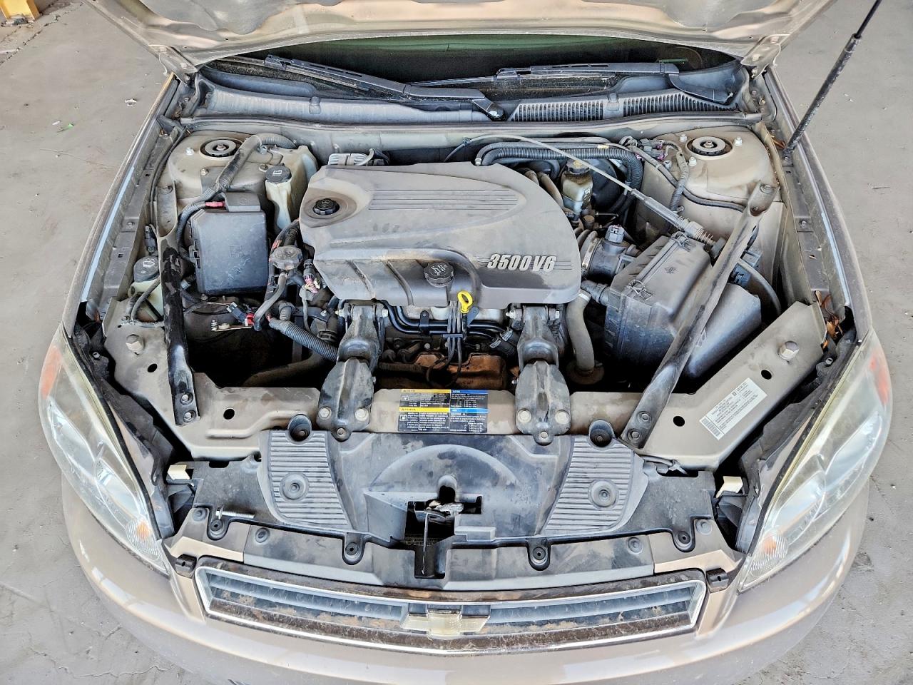 2007 Chevrolet Impala Ls Коричневый vin: 2G1WB58N079125218