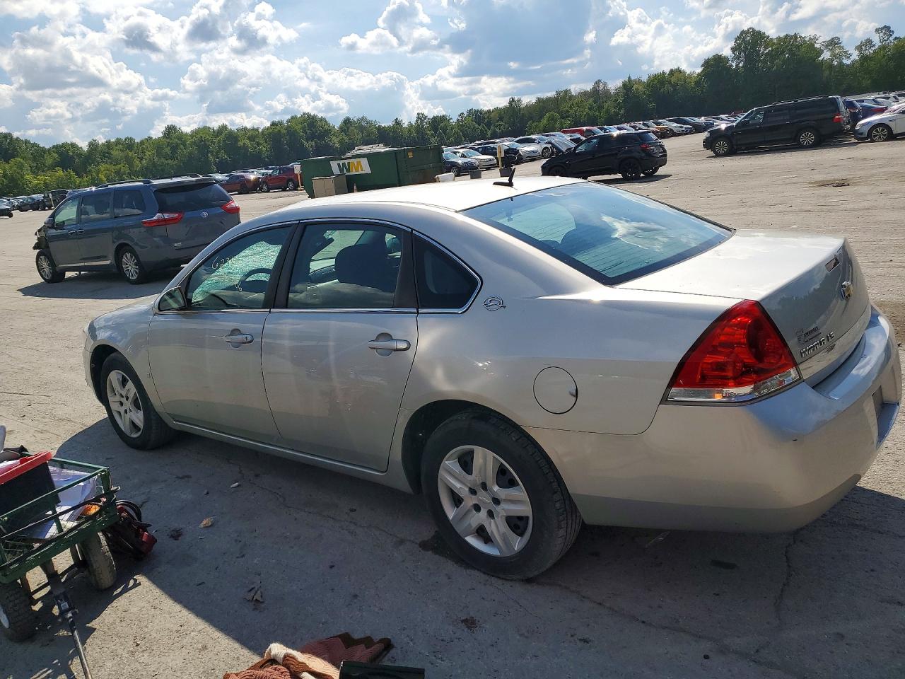 2008 Chevrolet Impala Ls Silver vin: 2G1WB58N081246251