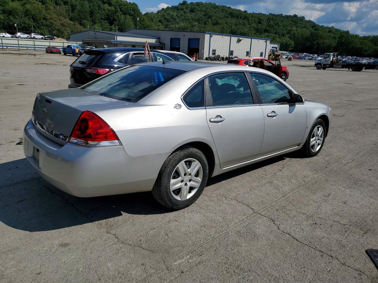 2008 Chevrolet Impala Ls Silver vin: 2G1WB58N081246251