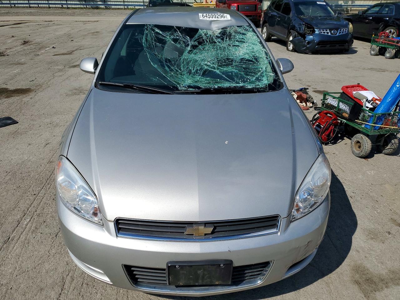 2008 Chevrolet Impala Ls Silver vin: 2G1WB58N081246251
