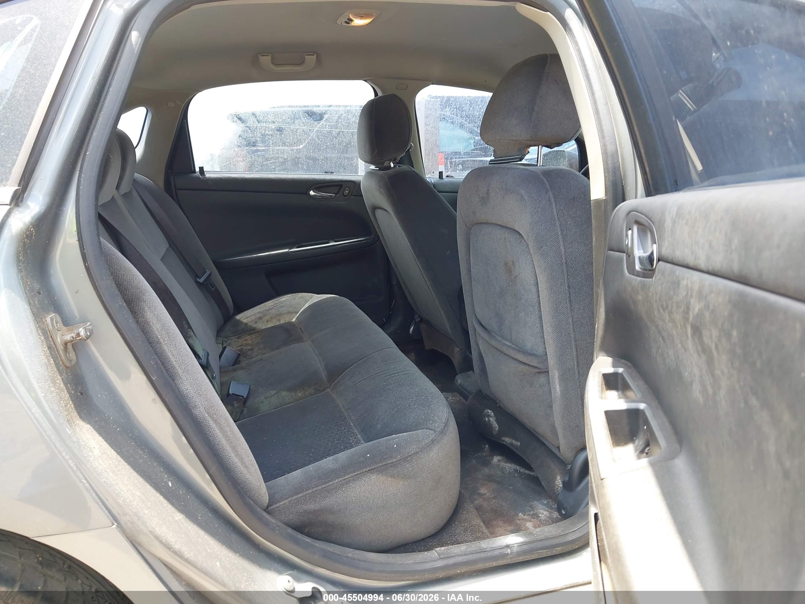 2008 Chevrolet Impala Ls Gray vin: 2G1WB58N081252289