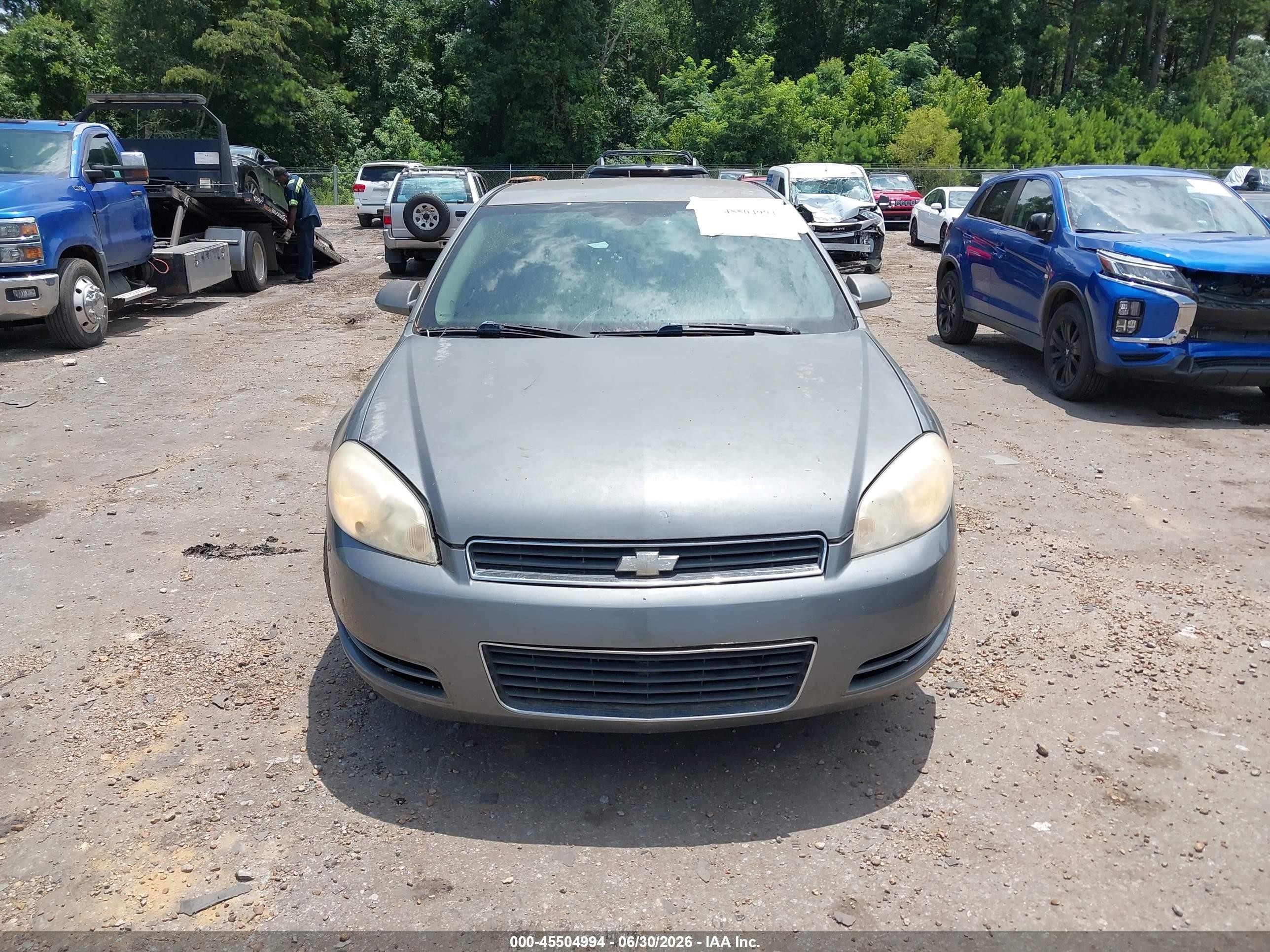 2008 Chevrolet Impala Ls Gray vin: 2G1WB58N081252289