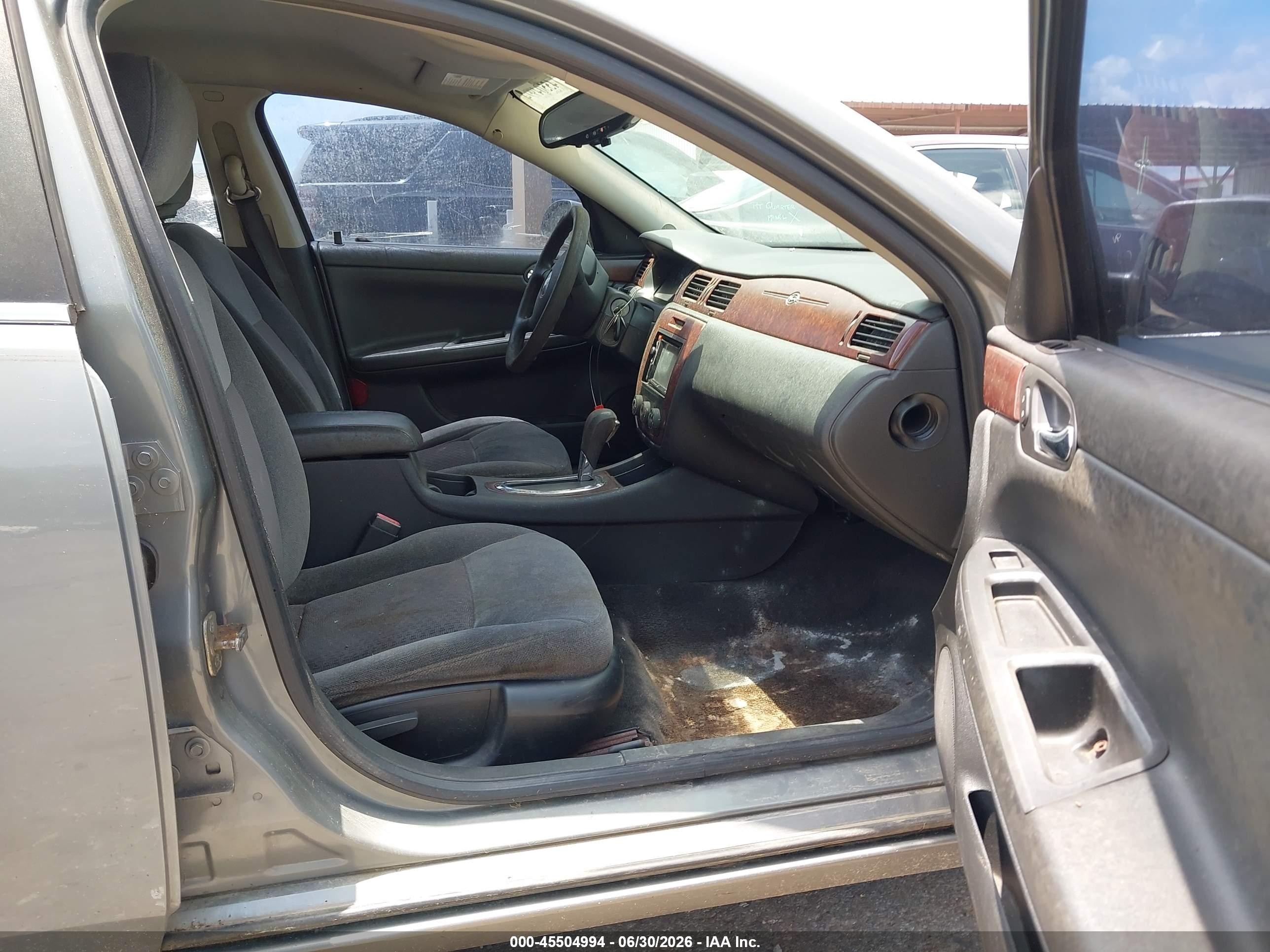 2008 Chevrolet Impala Ls Gray vin: 2G1WB58N081252289