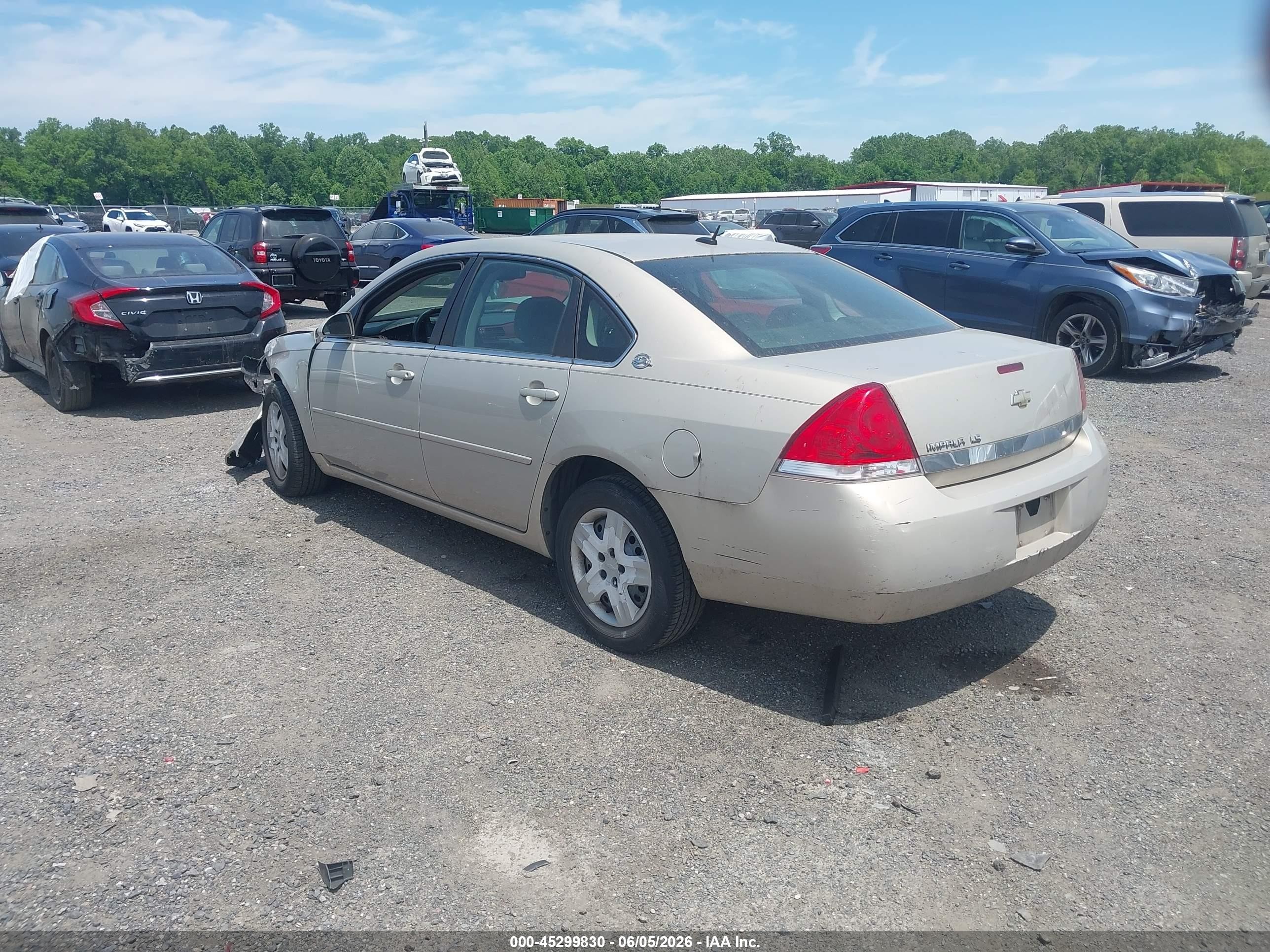 2008 Chevrolet Impala Ls Gold vin: 2G1WB58N089149844