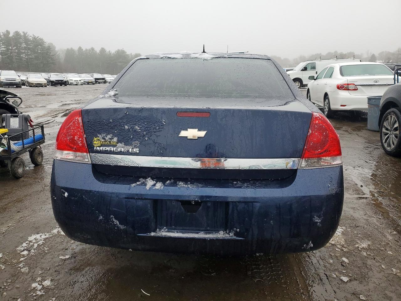 2008 Chevrolet Impala Ls Blue vin: 2G1WB58N089230861