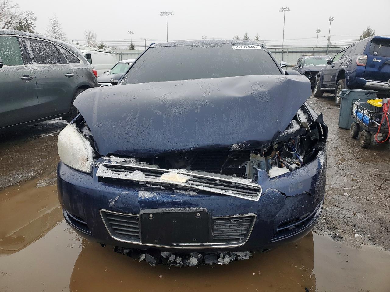 2008 Chevrolet Impala Ls Blue vin: 2G1WB58N089230861